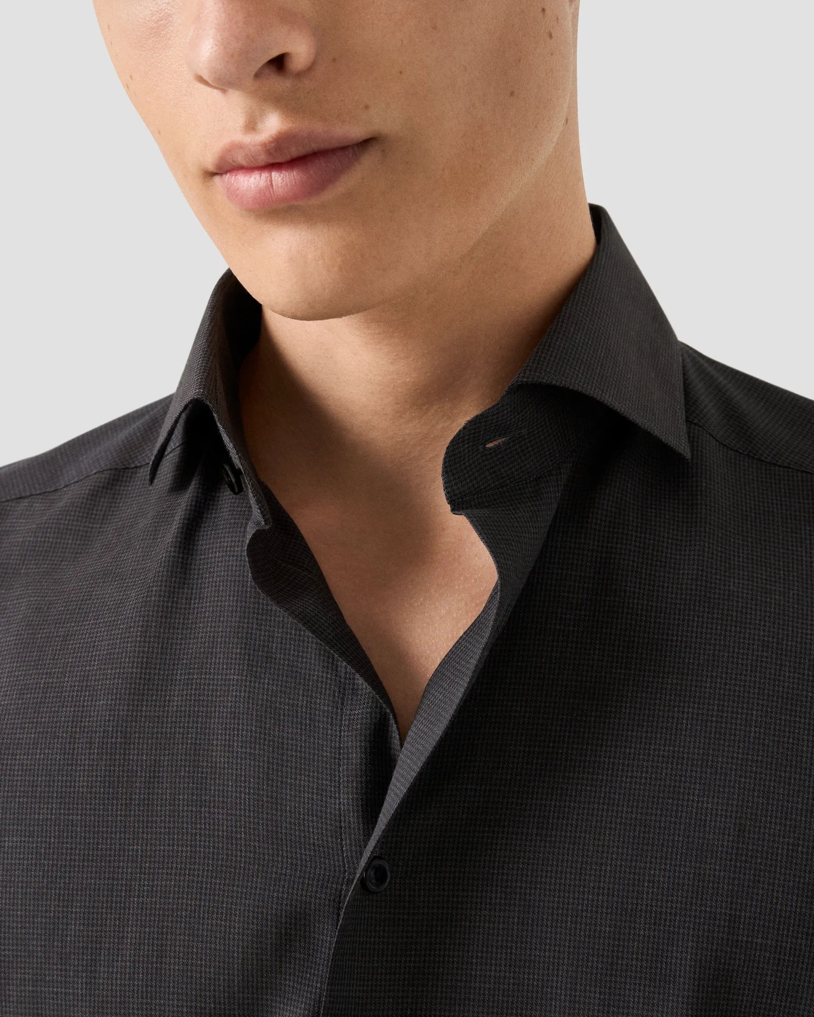 Eton - micro check signature flannel 256