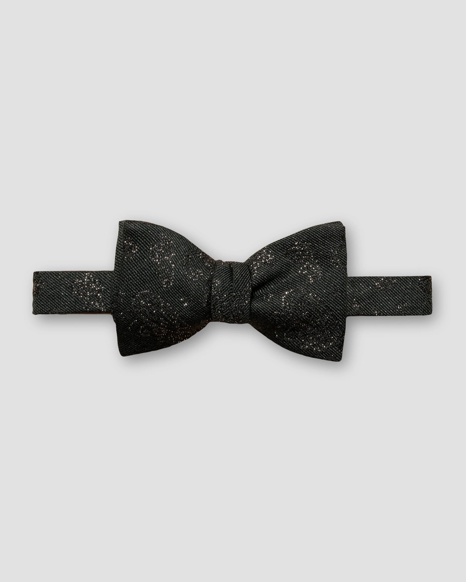 Eton - Dark Green Wool Blend Bow Tie - Self Tied