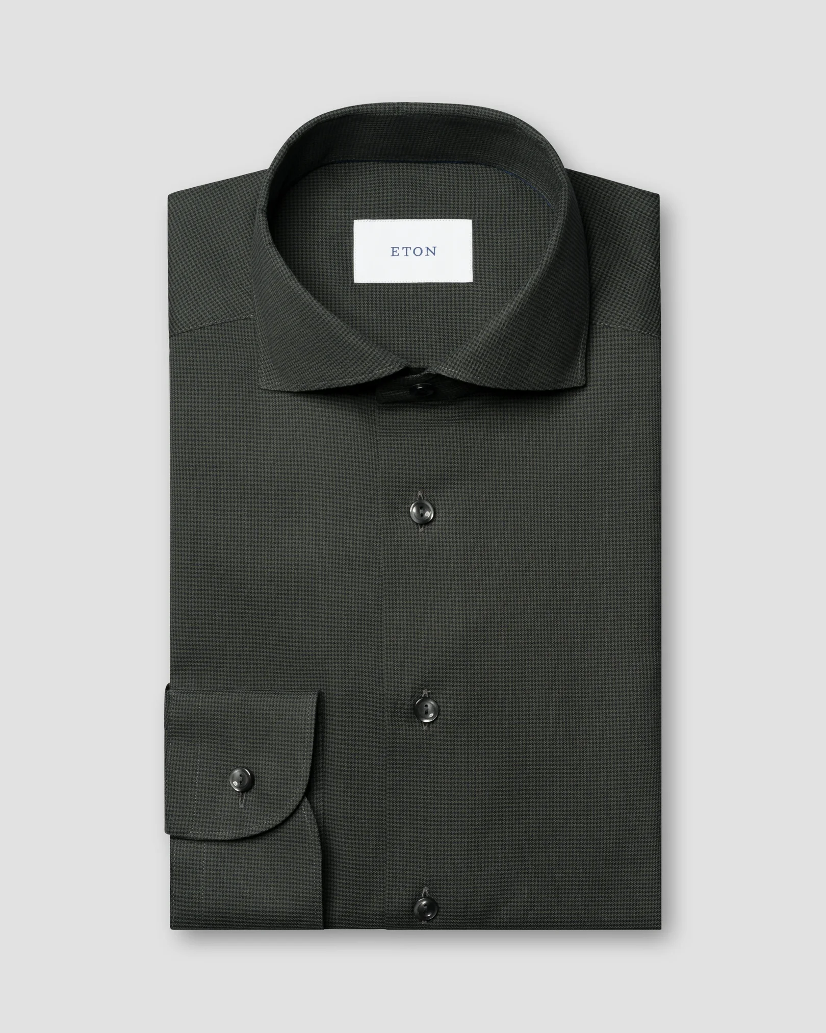 Eton - Micro Check Signature Flannel Shirt
