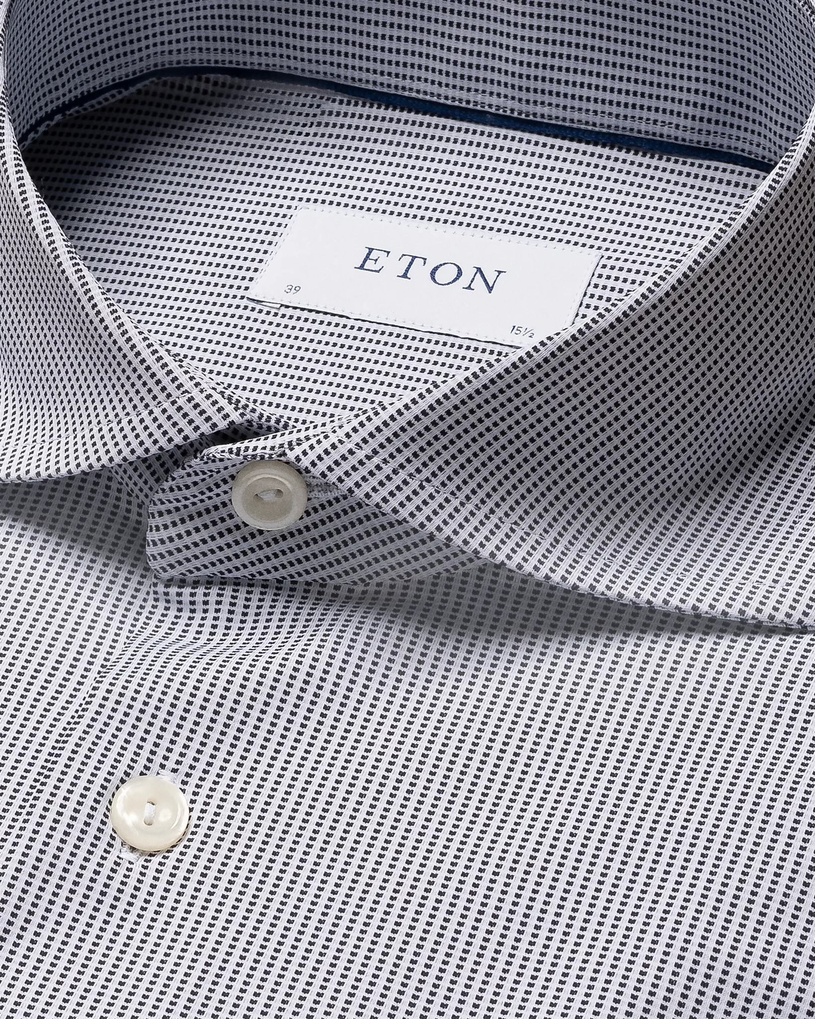 Eton - navy blue performance shirt