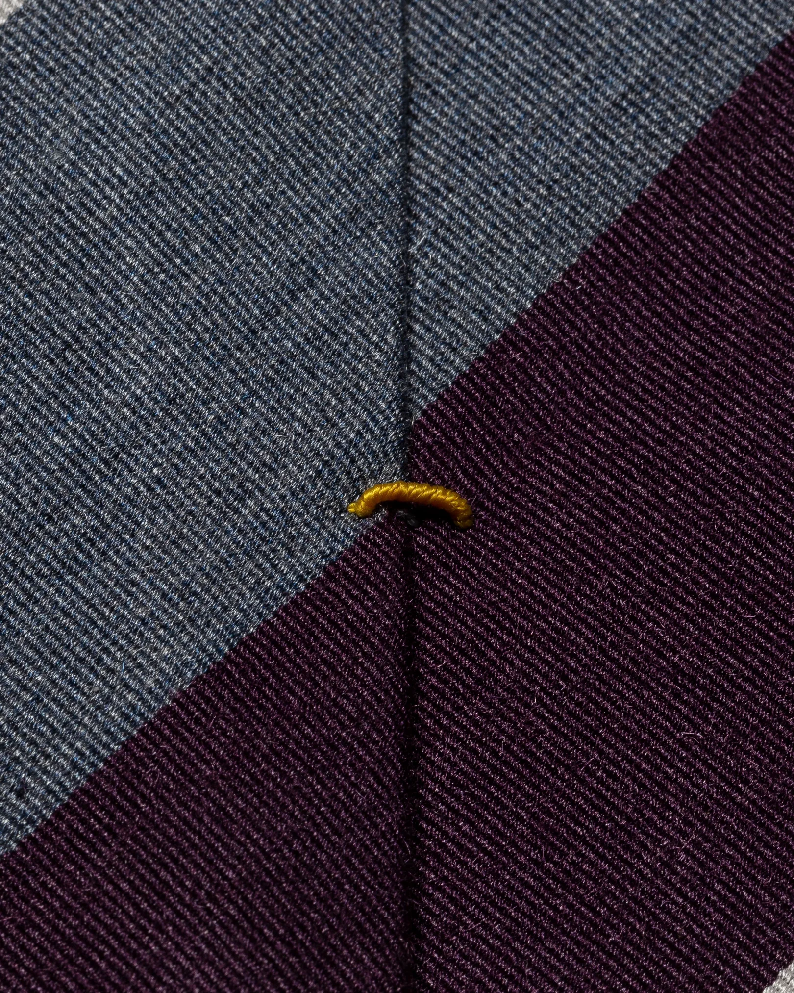 Eton - dark purple striped silk tie