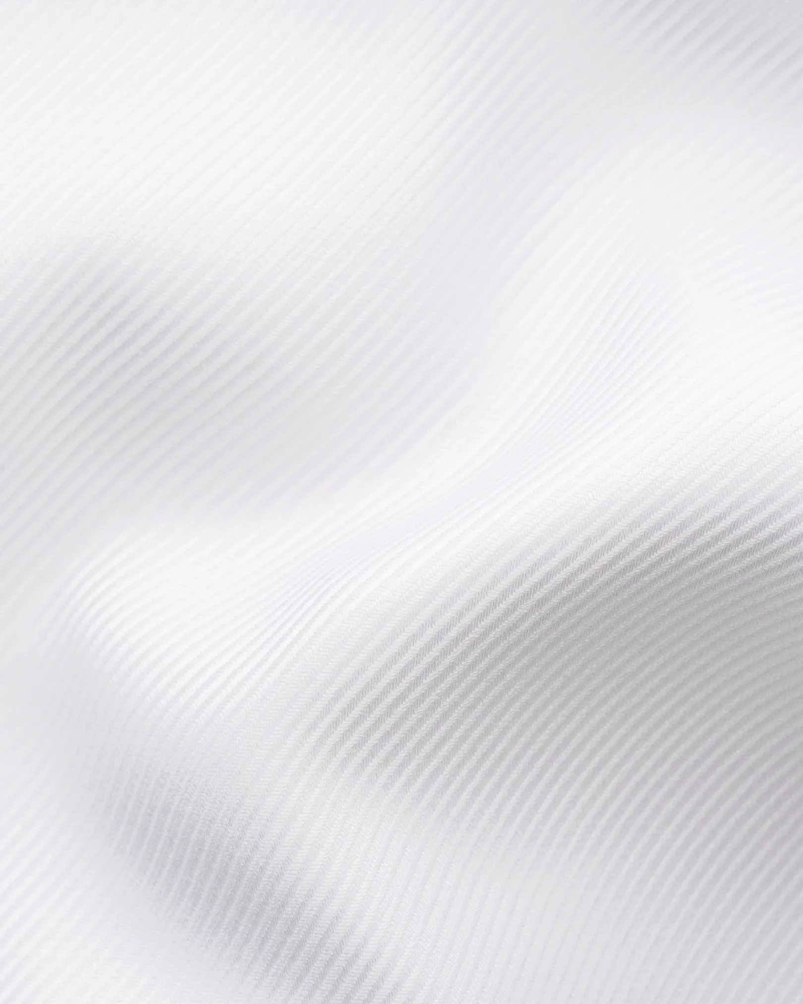 Eton - white geometric effect textured twill shirt