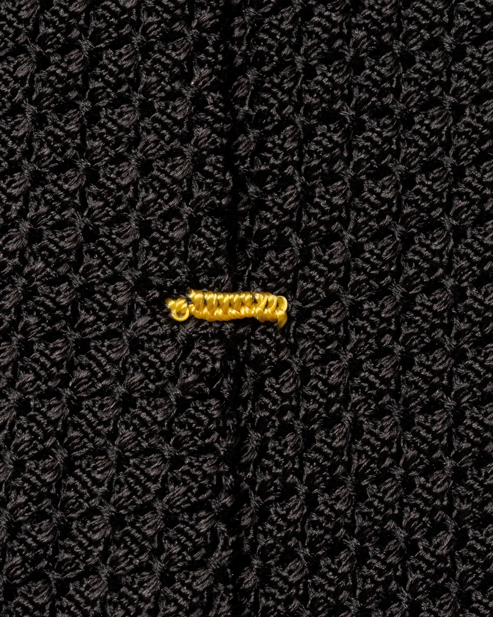Eton - Black Grenadine Tie