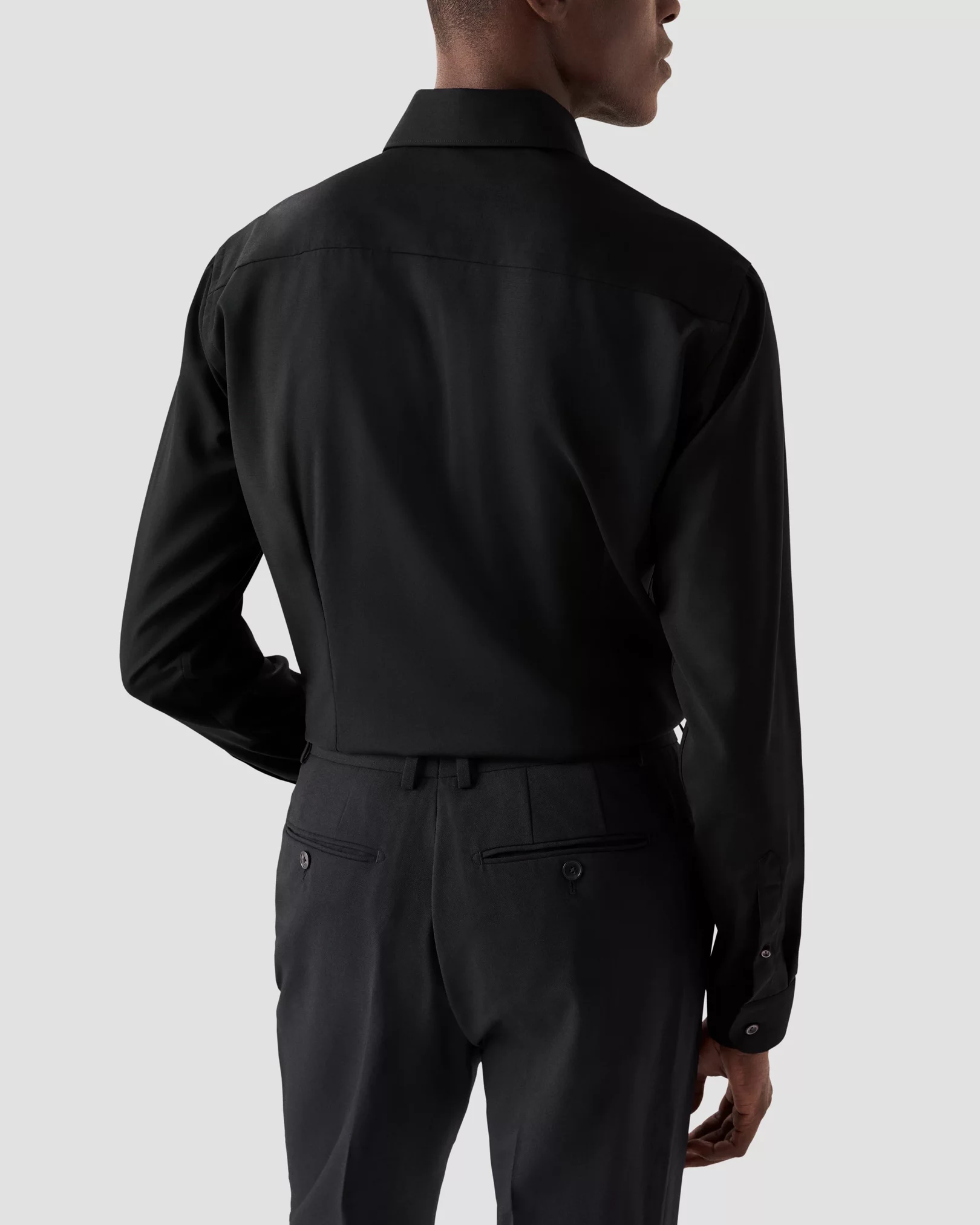 Eton - Black Merino Wool Shirt