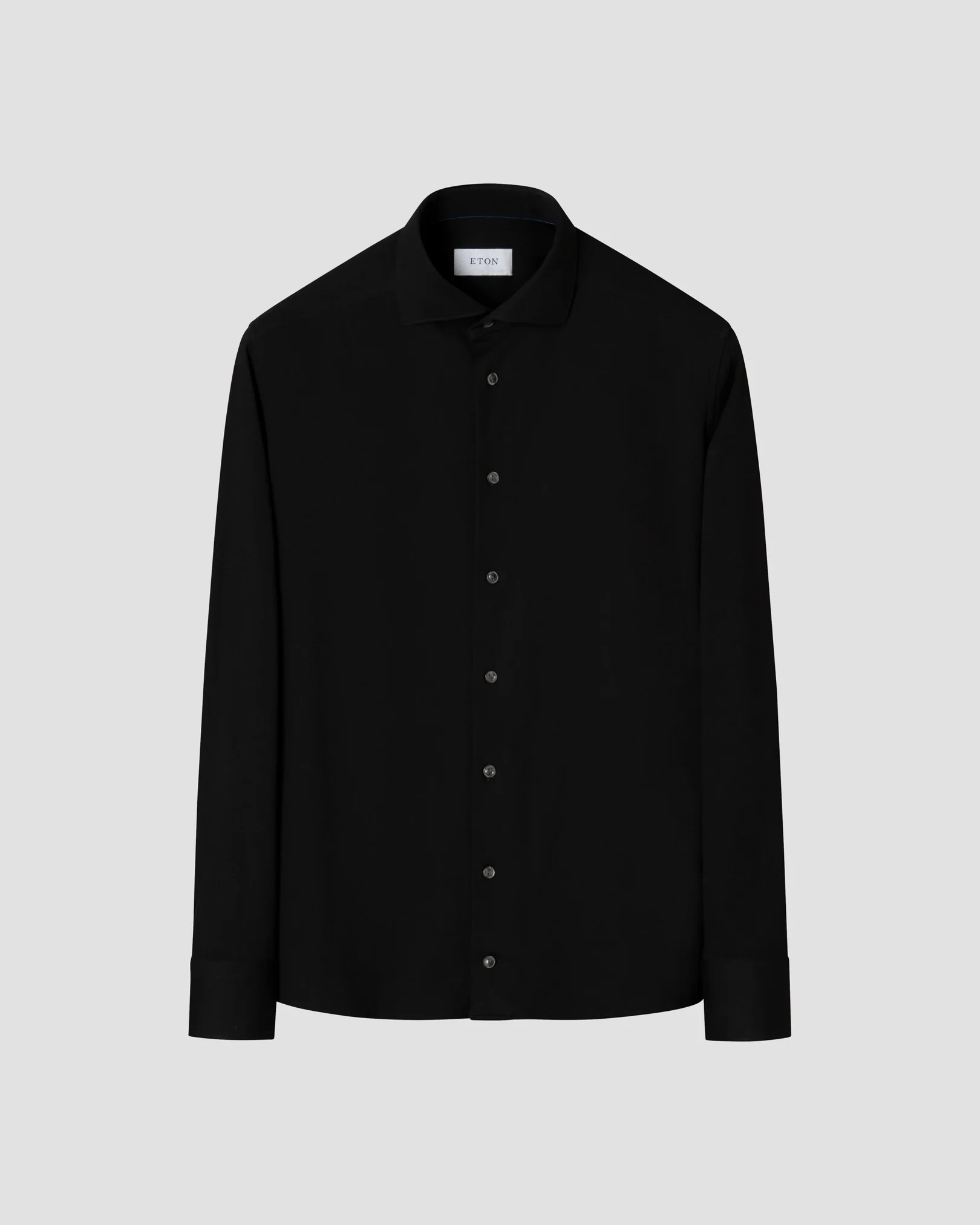 Eton - Solid Cotton Four-Way Stretch Shirt