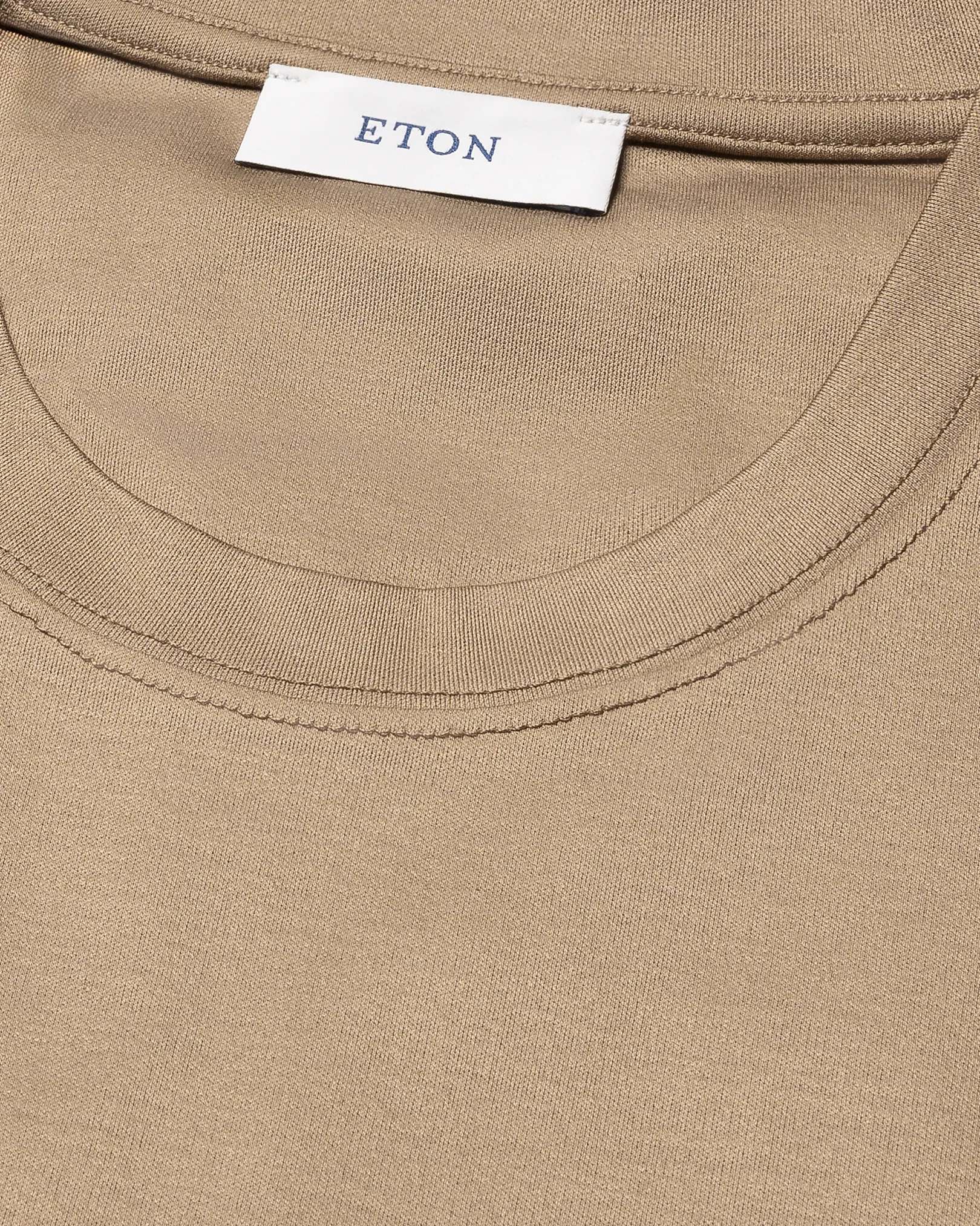 Eton - filo di scozia t shirt brown filo di scozia t shirt