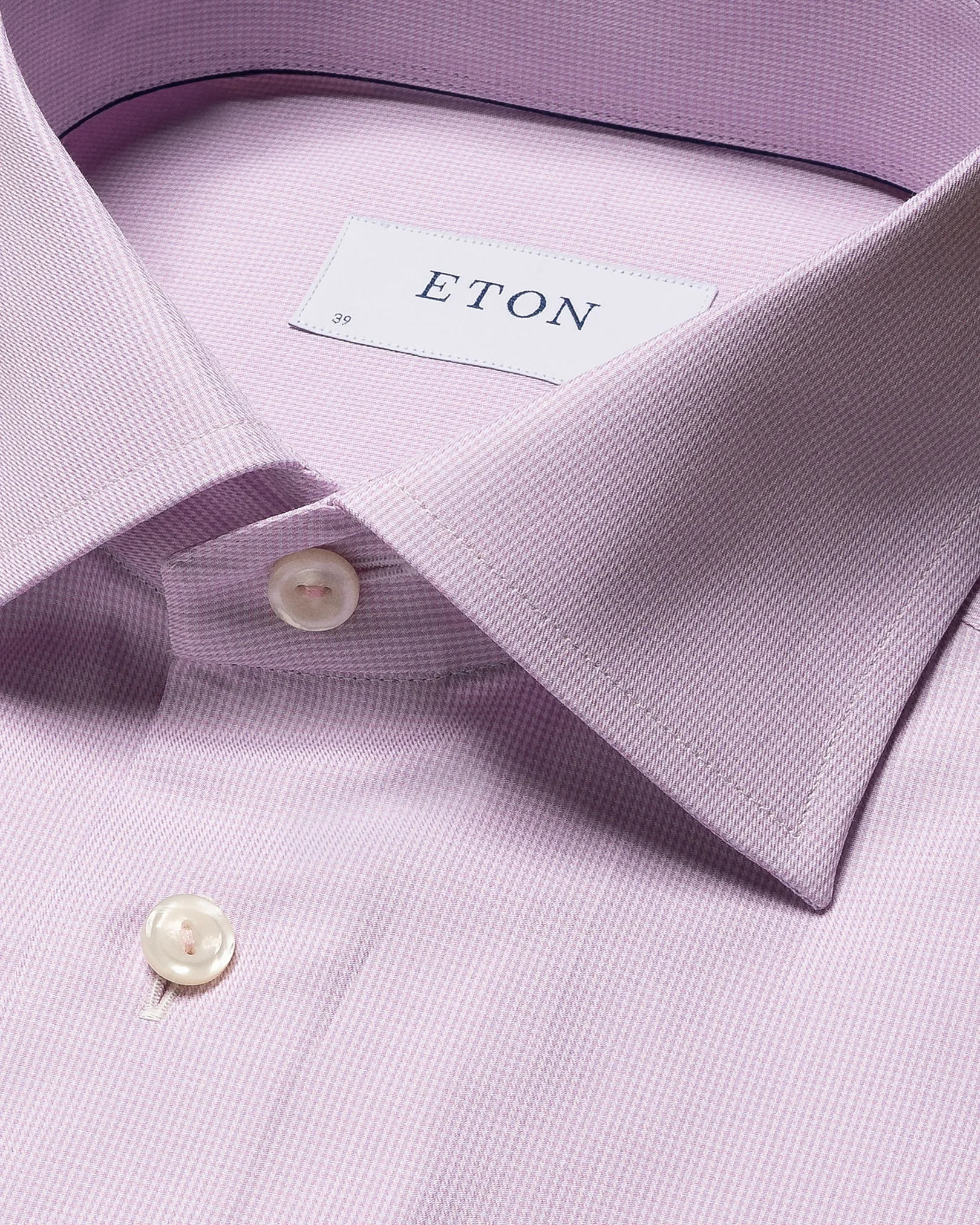 Eton - pink fine twill cut away