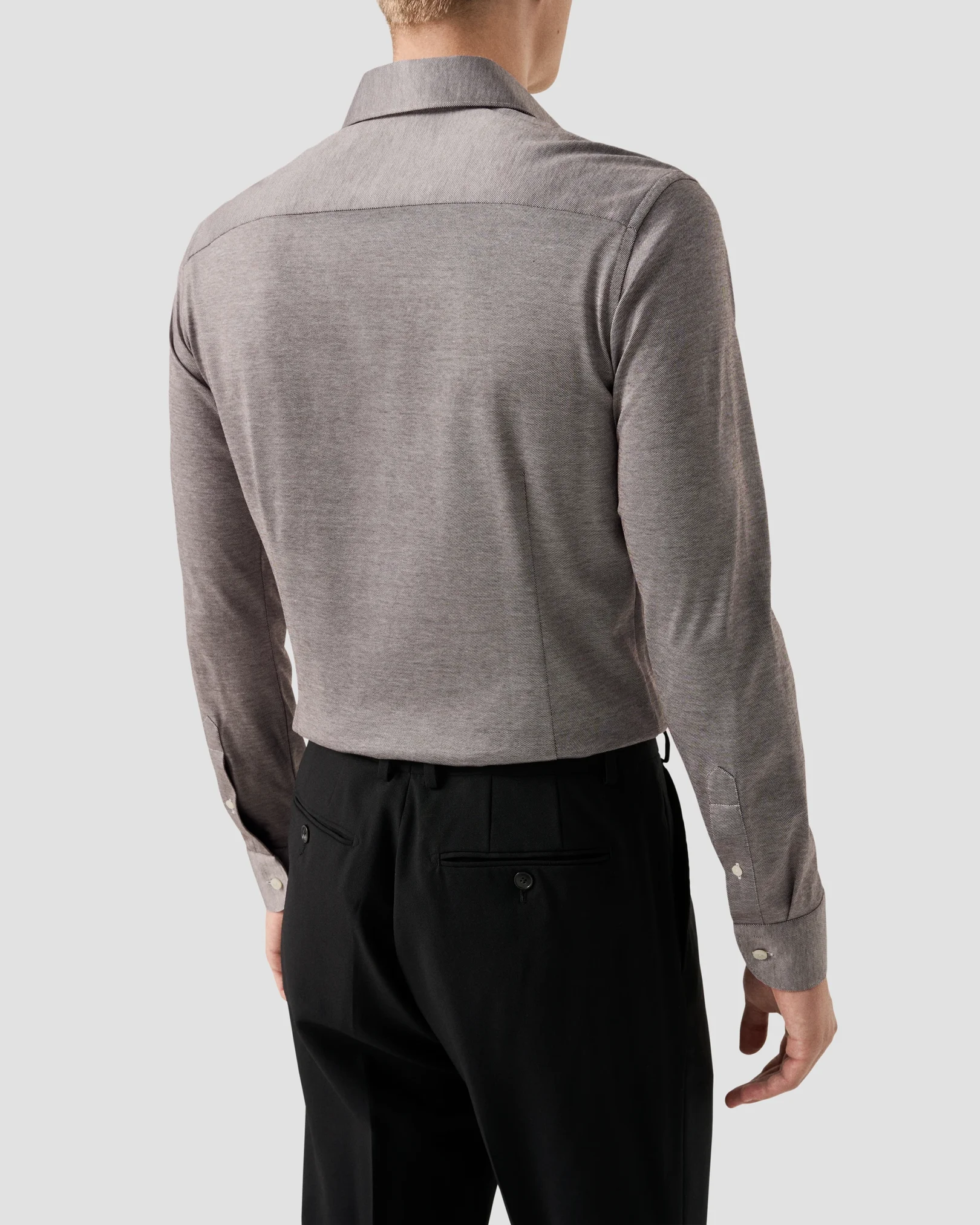 Eton - filo di scozia knit shirt 256