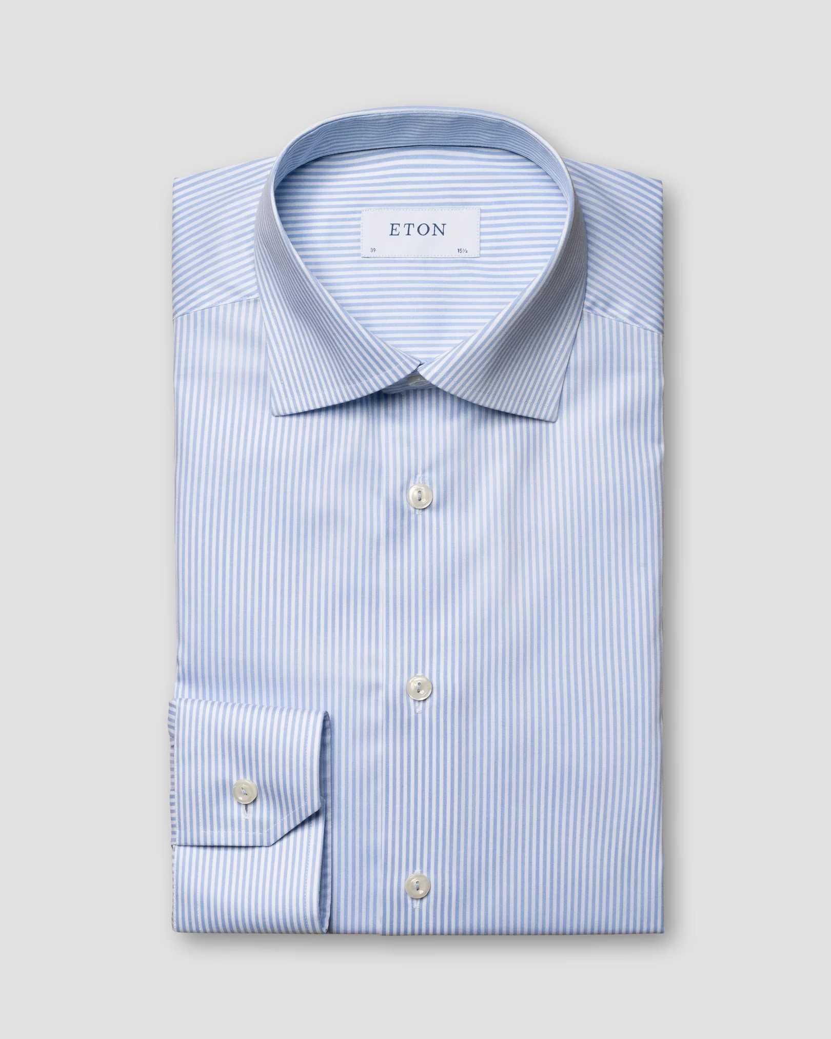 Light blue Twill Shirt - Eton