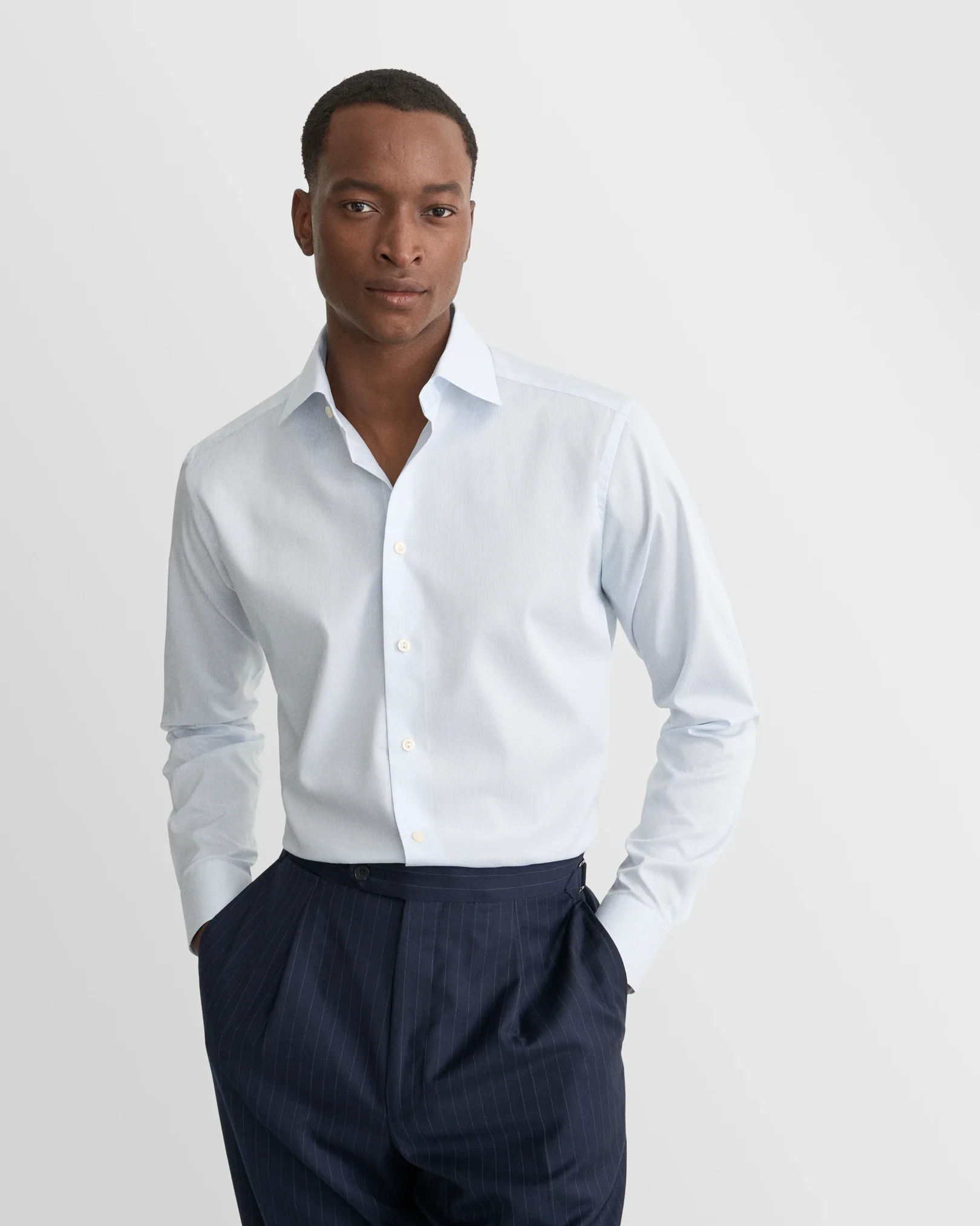 Eton - Fine Striped Twill Shirt