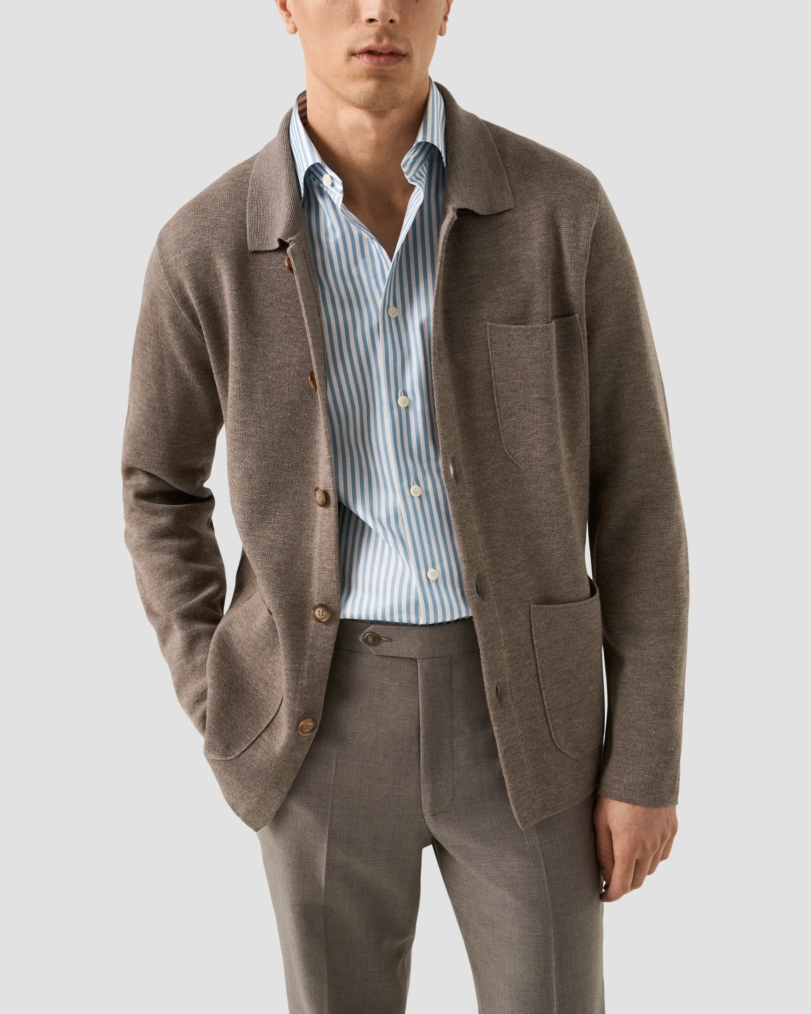 Eton - Milano Knit Shirt Jacket