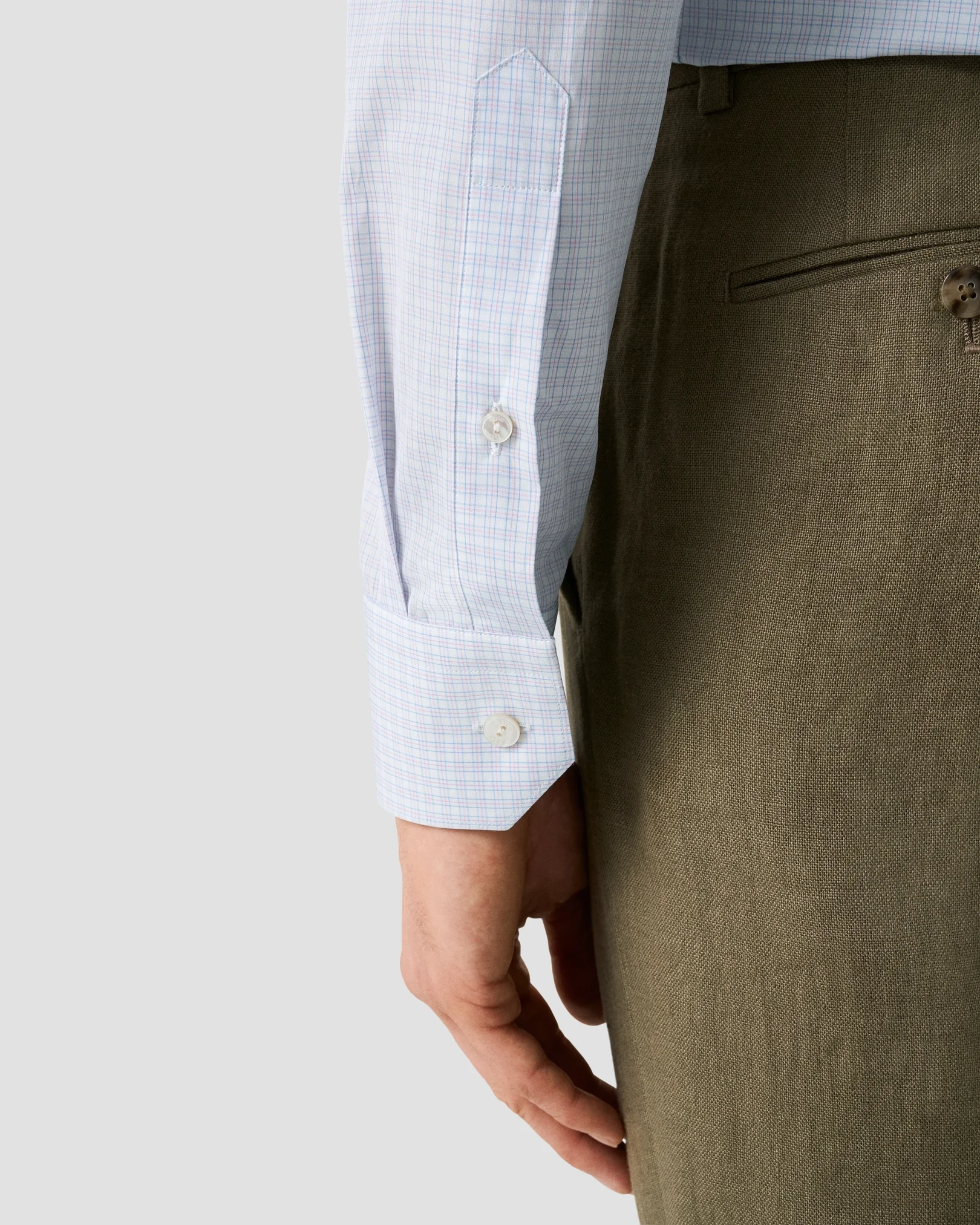 Eton - check giza 45 shirt