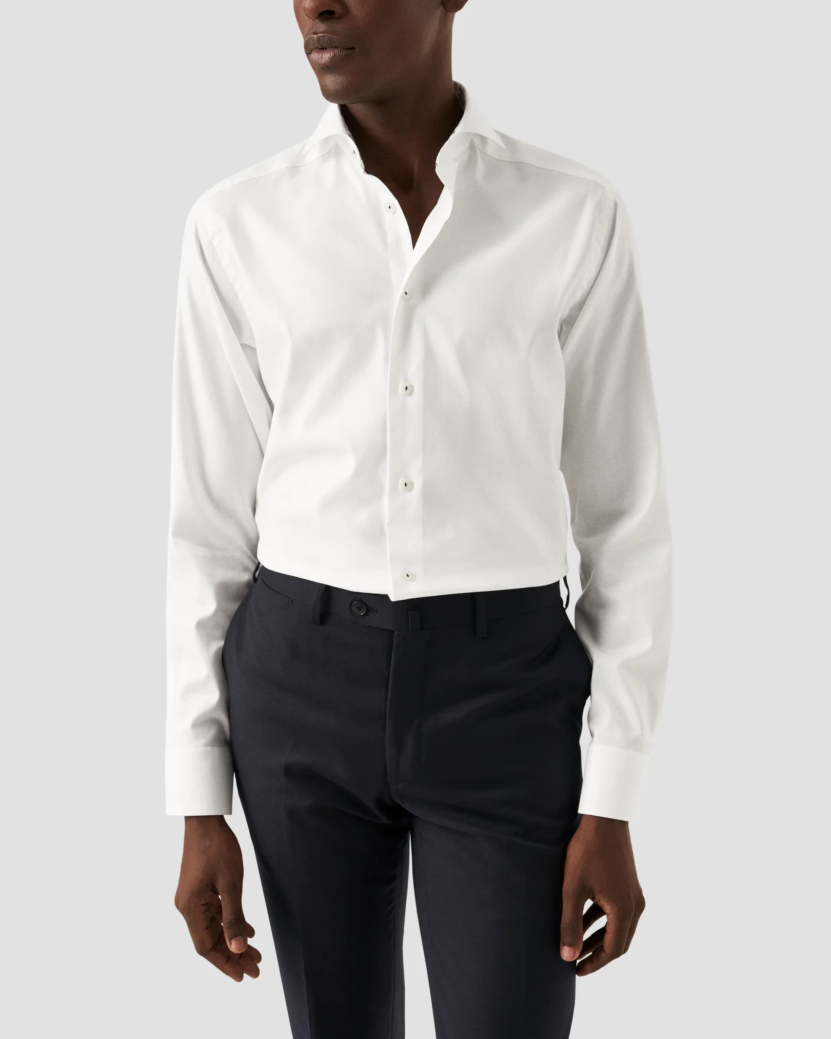 Eton - Solid Cotton TENCEL™ Lyocell Shirt