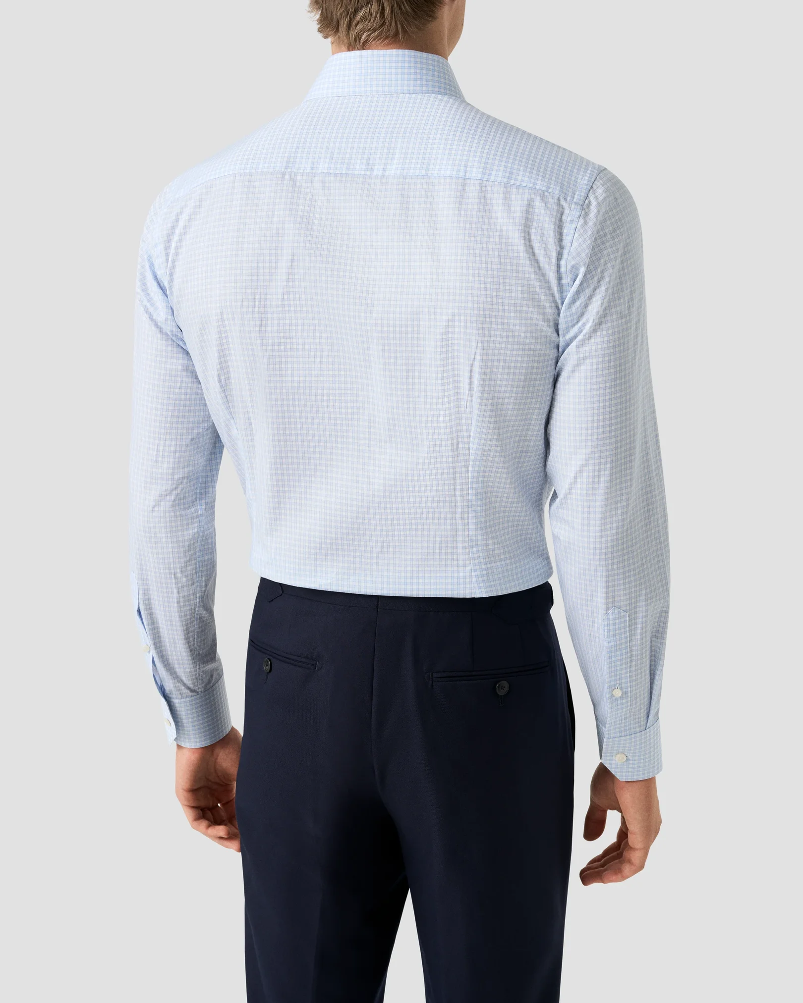 Eton - light blue check 263