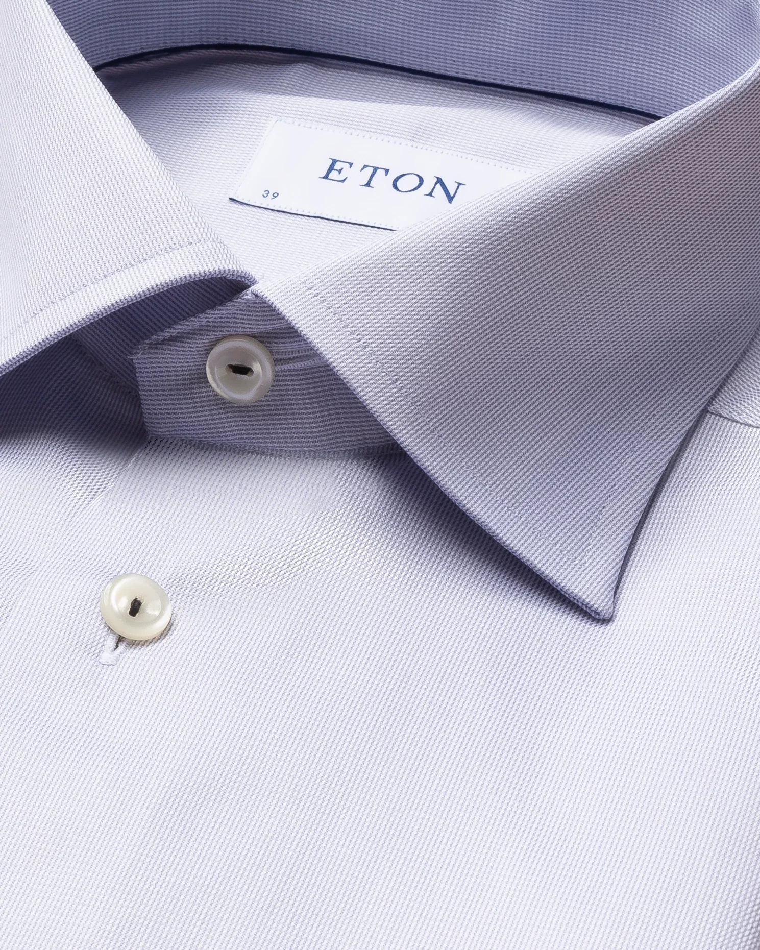 Eton - light grey royal twill shirt