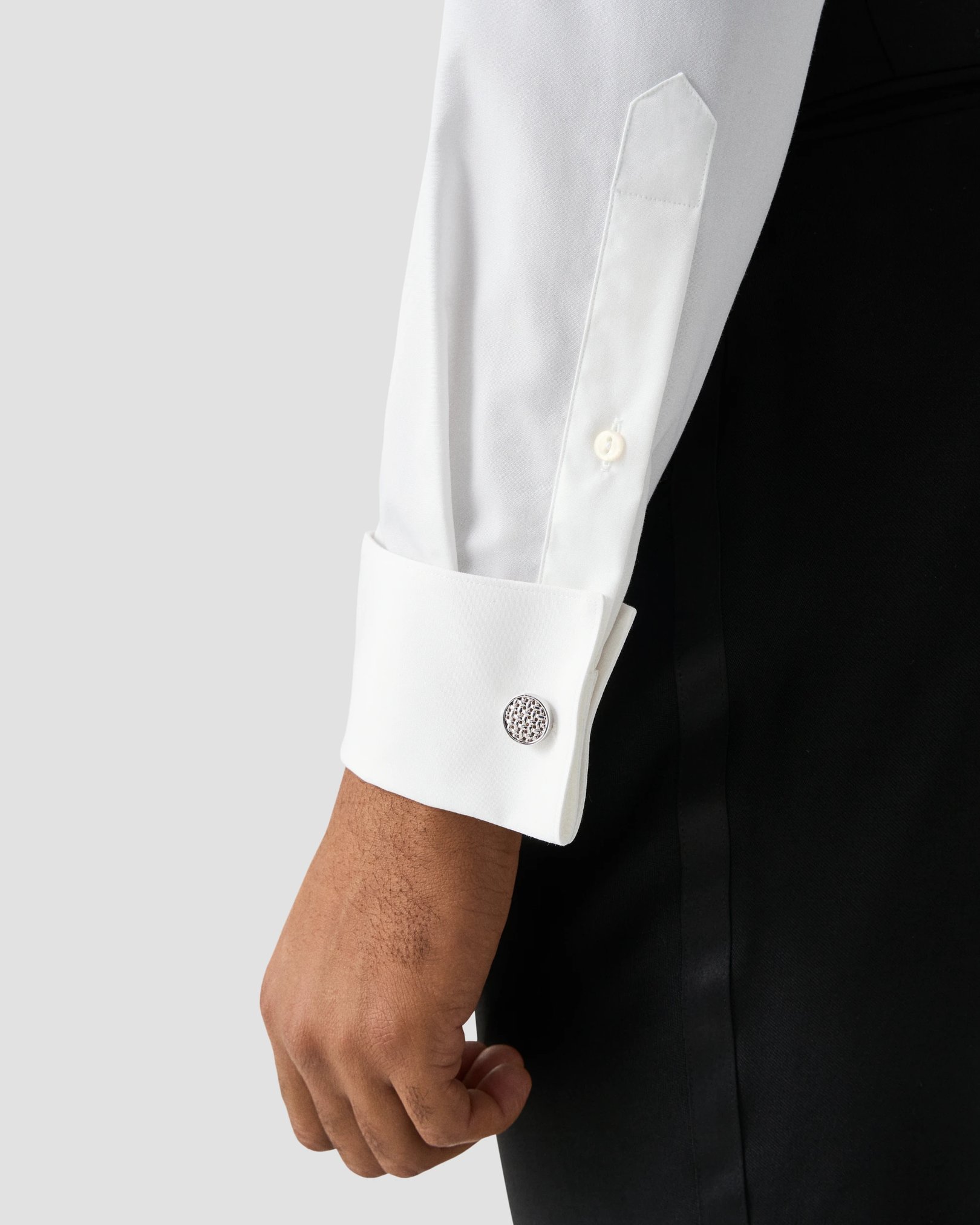 Eton - White Piqué Tuxedo Shirt