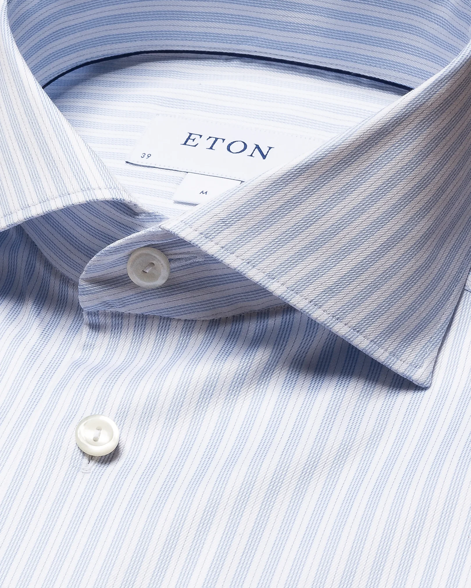 Eton - Light blue Cotton & TENCEL™ Lyocell Shirt