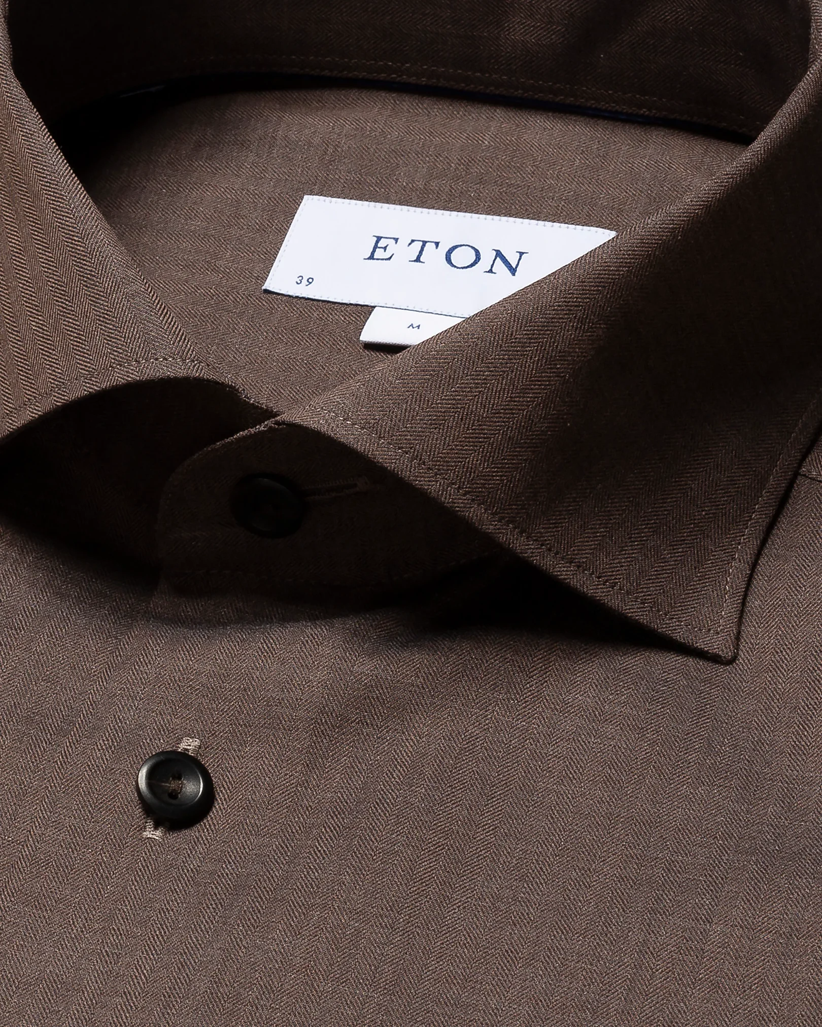 Eton - dark brown flannel