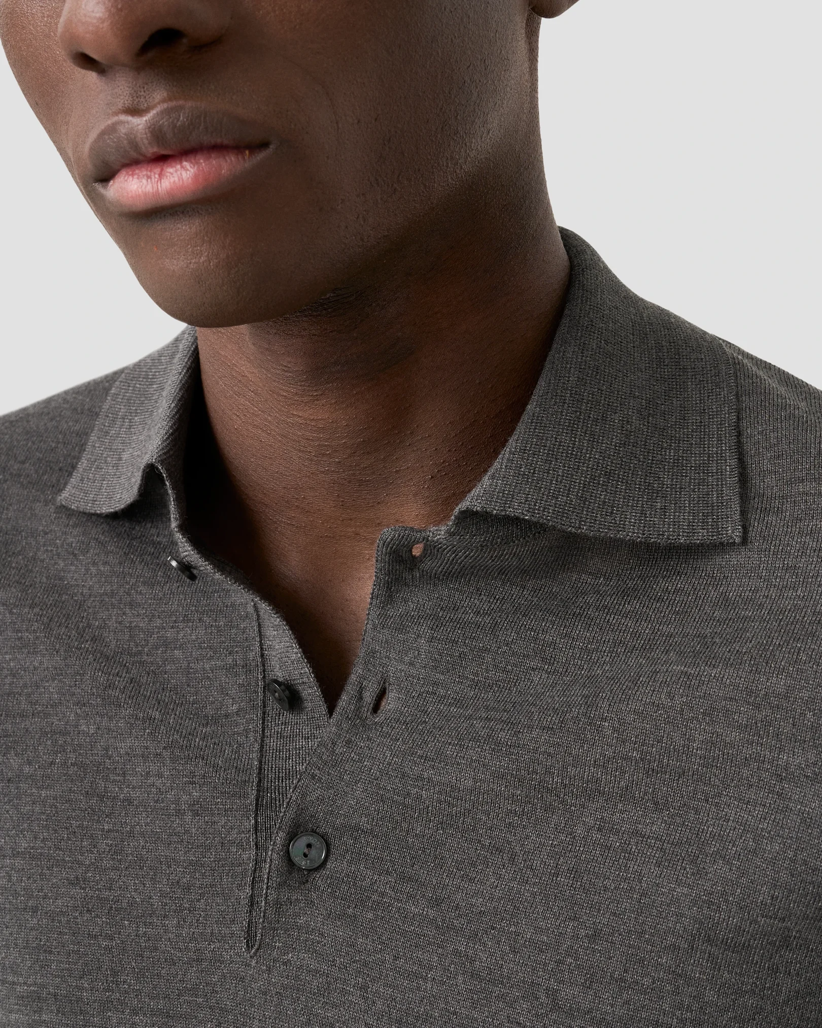 Eton - fine knit merino polo shirt