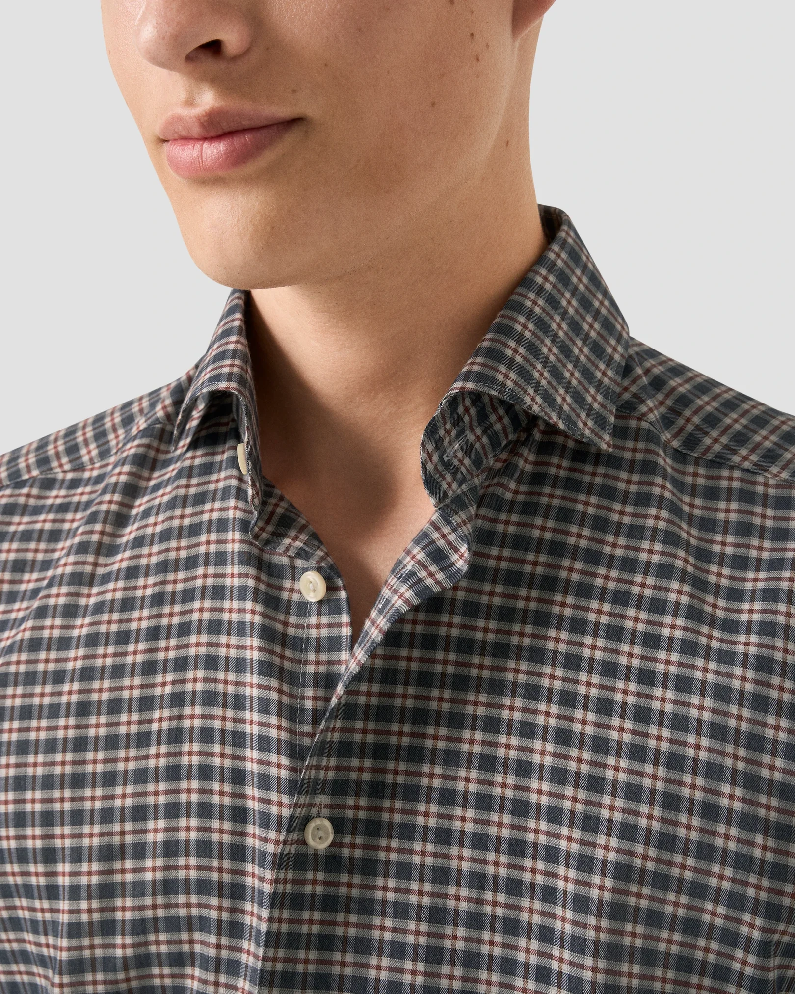 Eton - check signature flannel 256 shirt