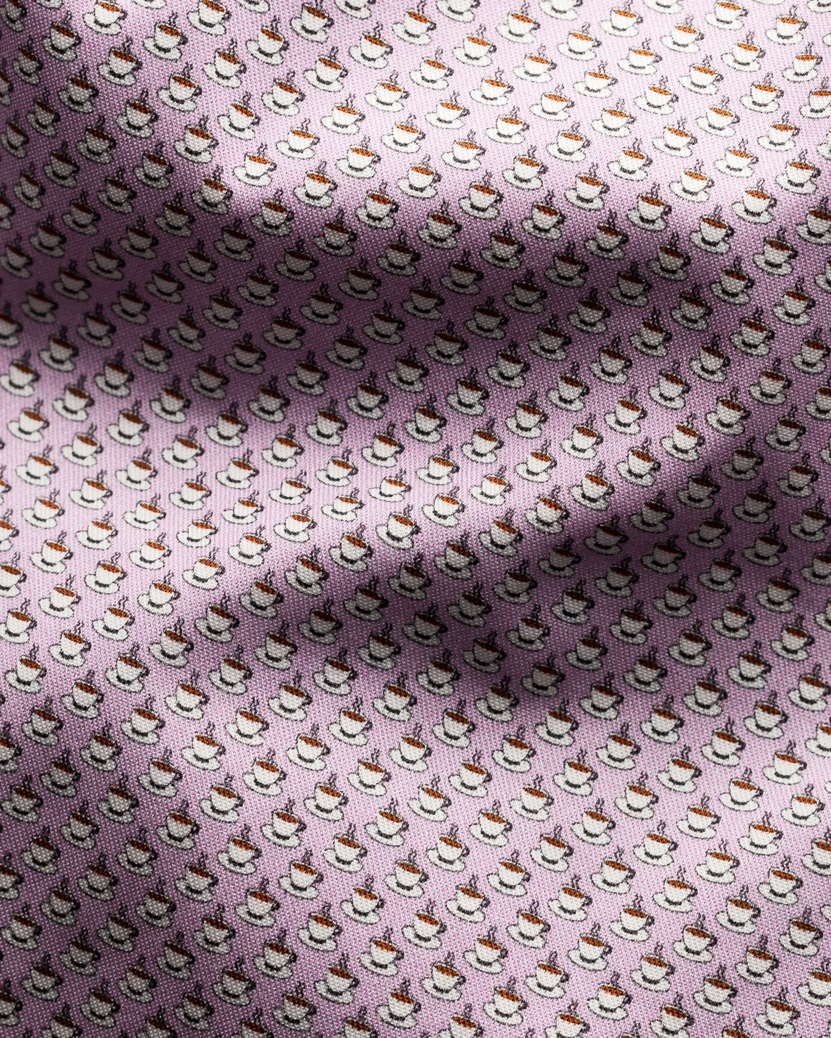Eton - pink signature twill micro print