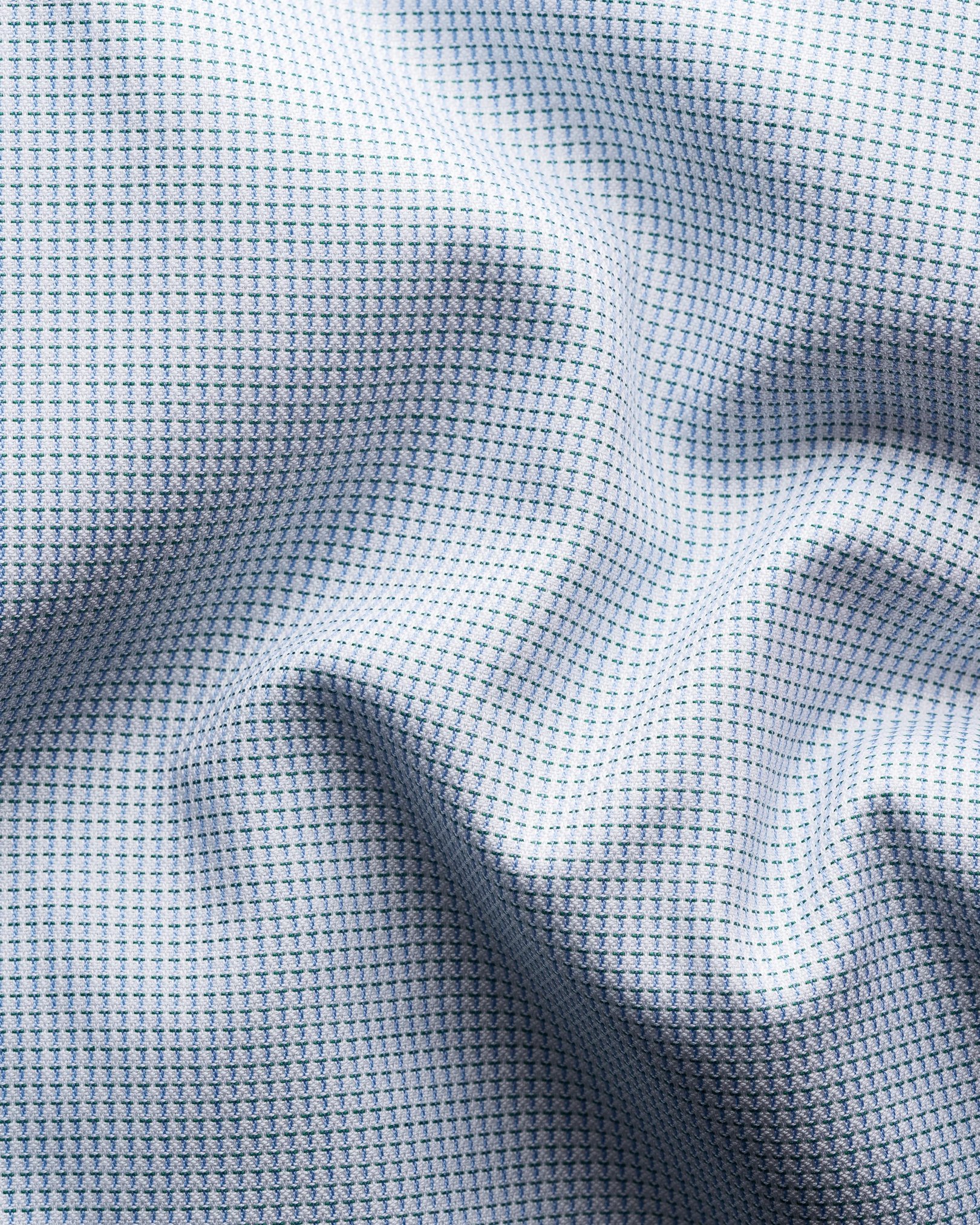Eton - mid green dobby weave