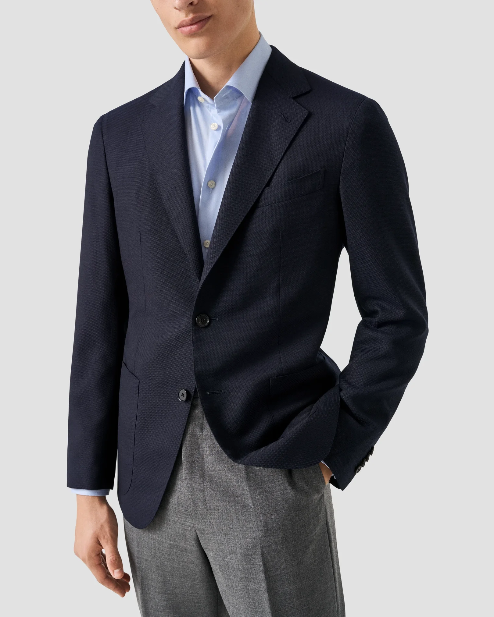 Eton - light blue shirt signature twill