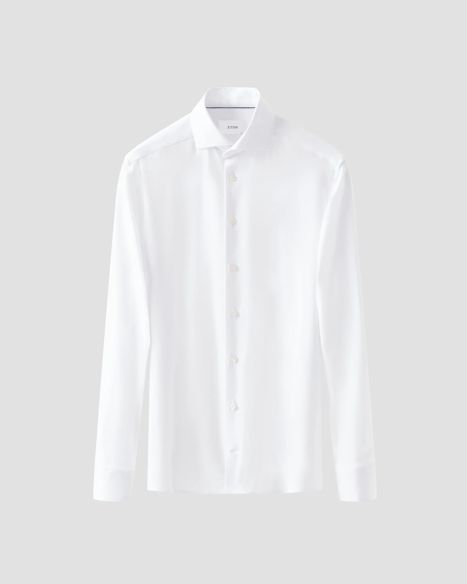 Eton - Solid Cotton Four-Way Stretch Shirt