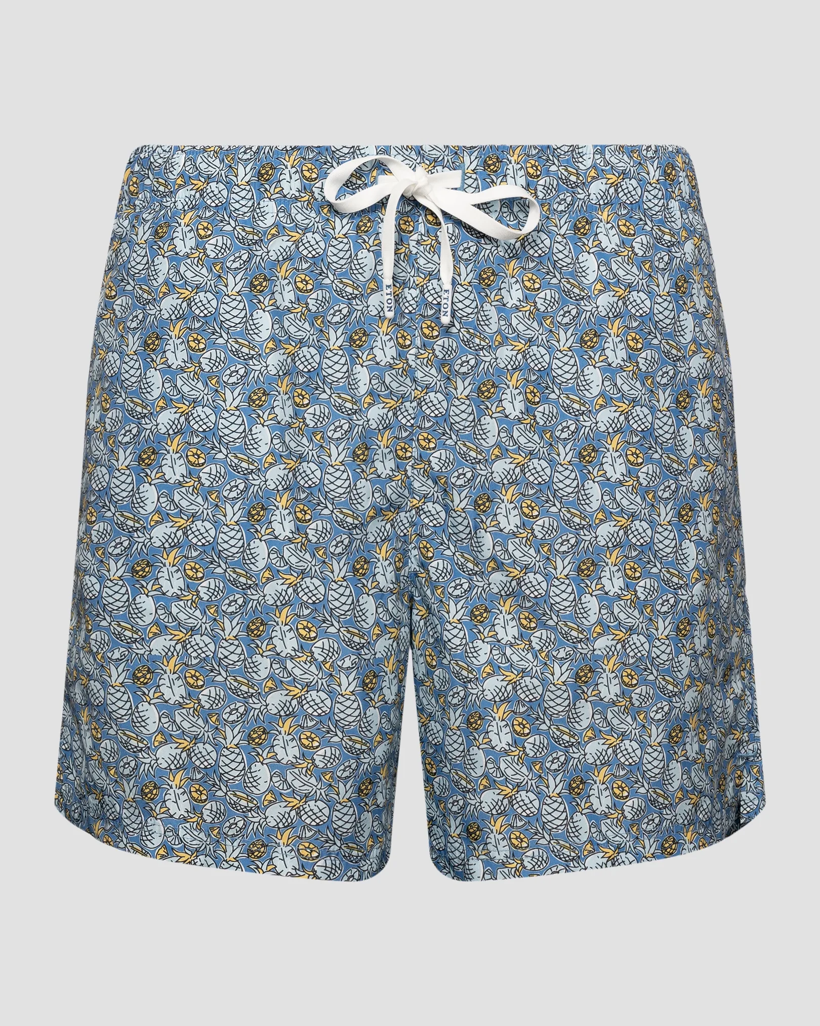 Eton - mid blue pineapple swimshorts