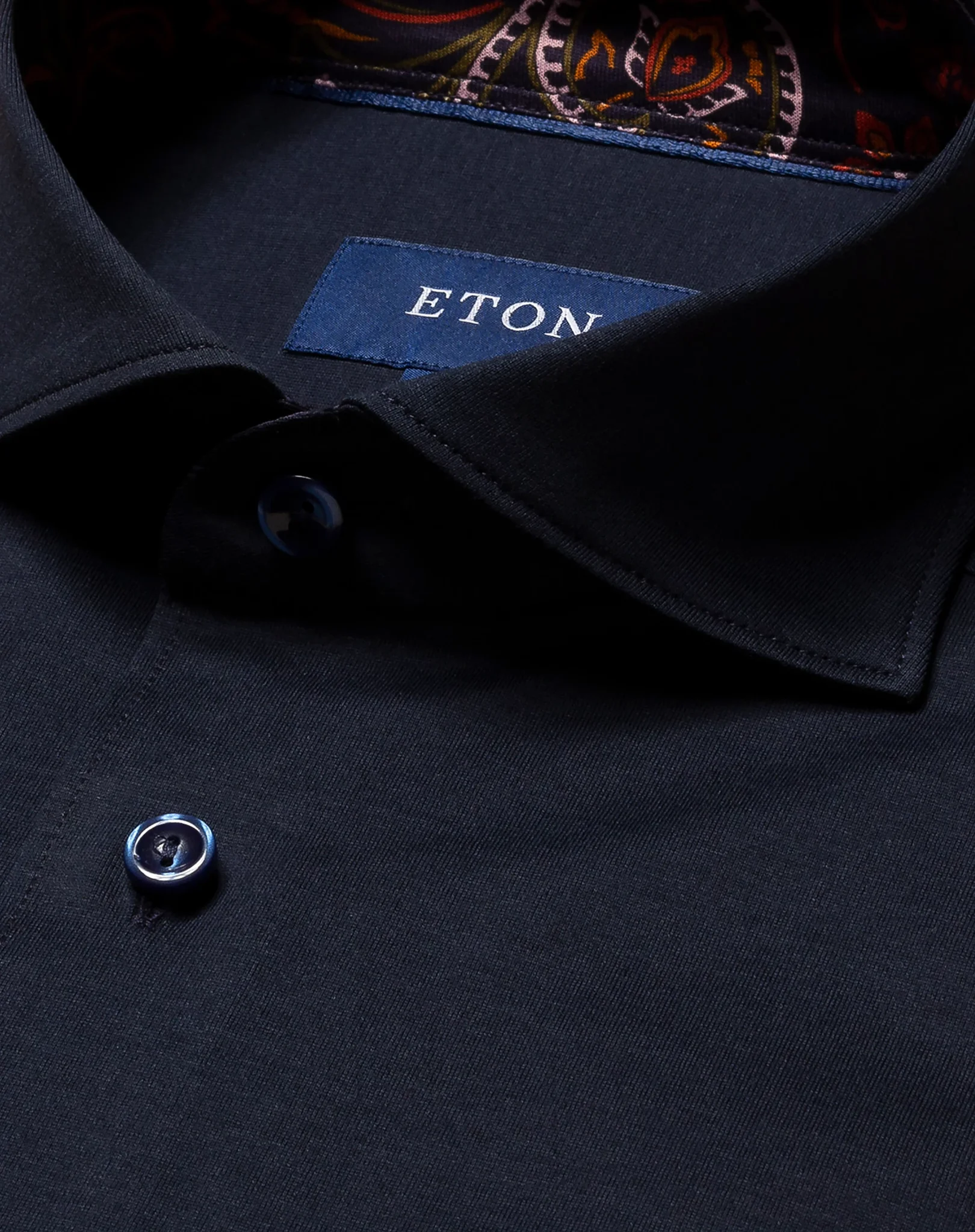 Eton - navy blue jersey widespread