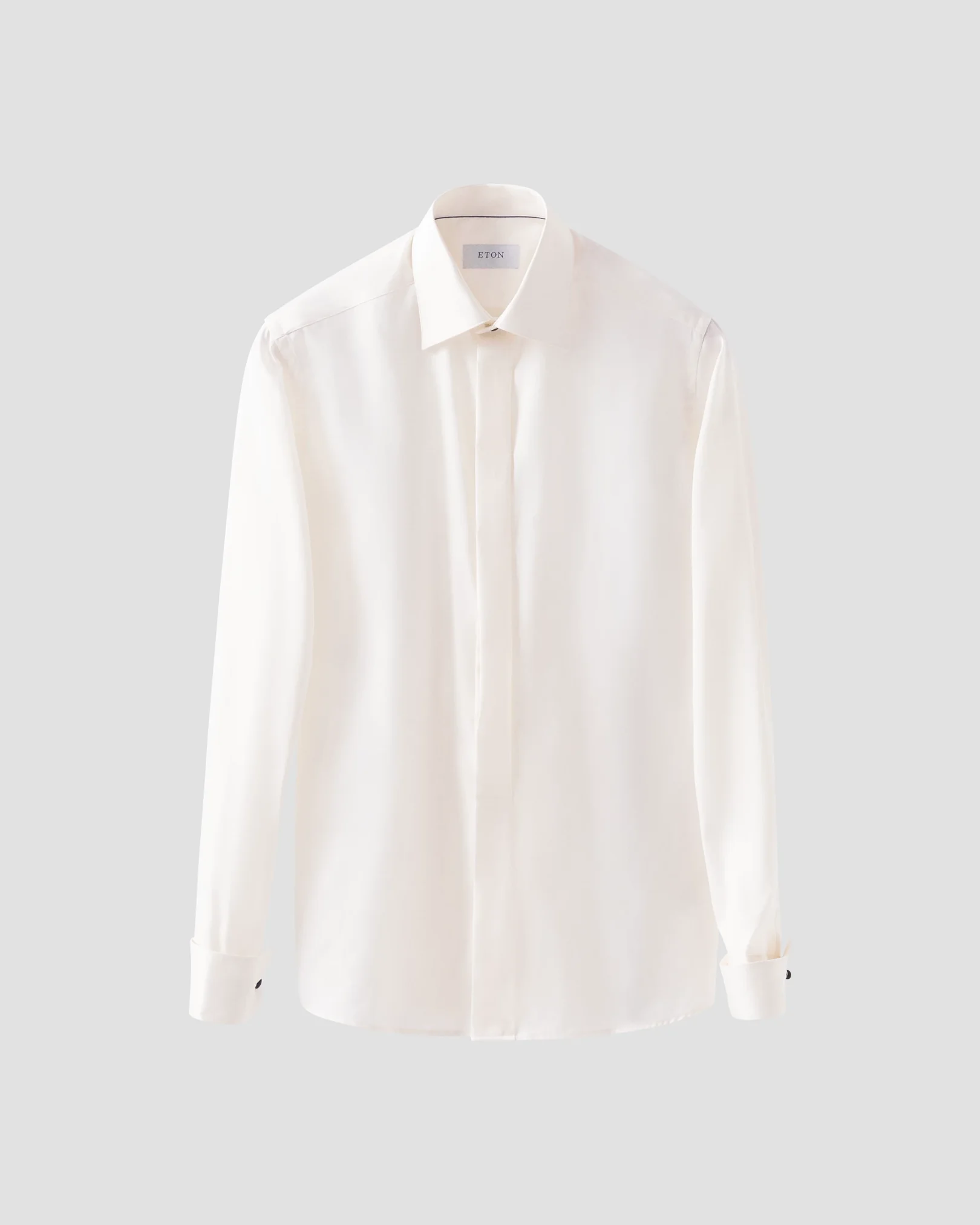 Eton - off white twill evening shirt