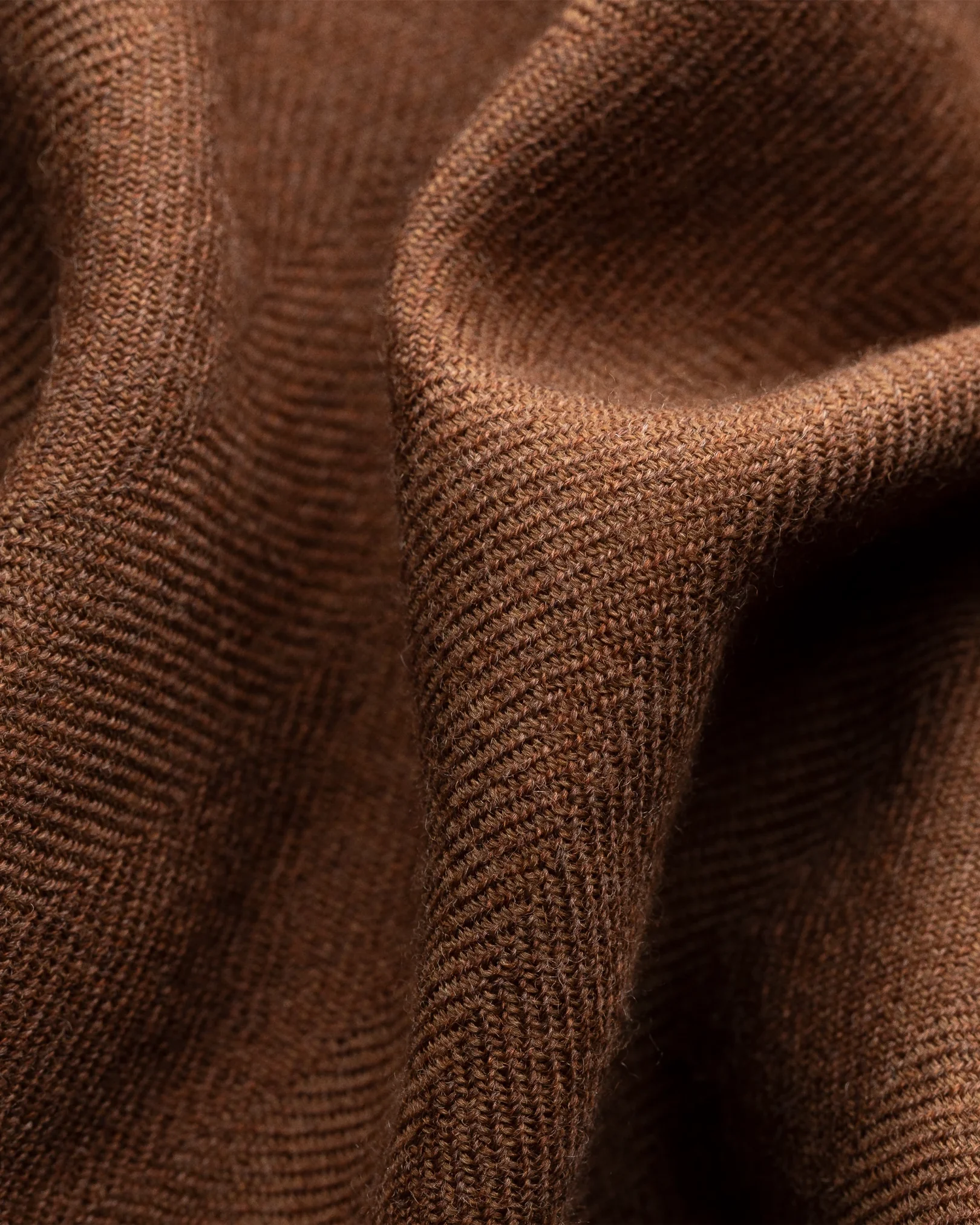 Eton - dark brown merino scarf