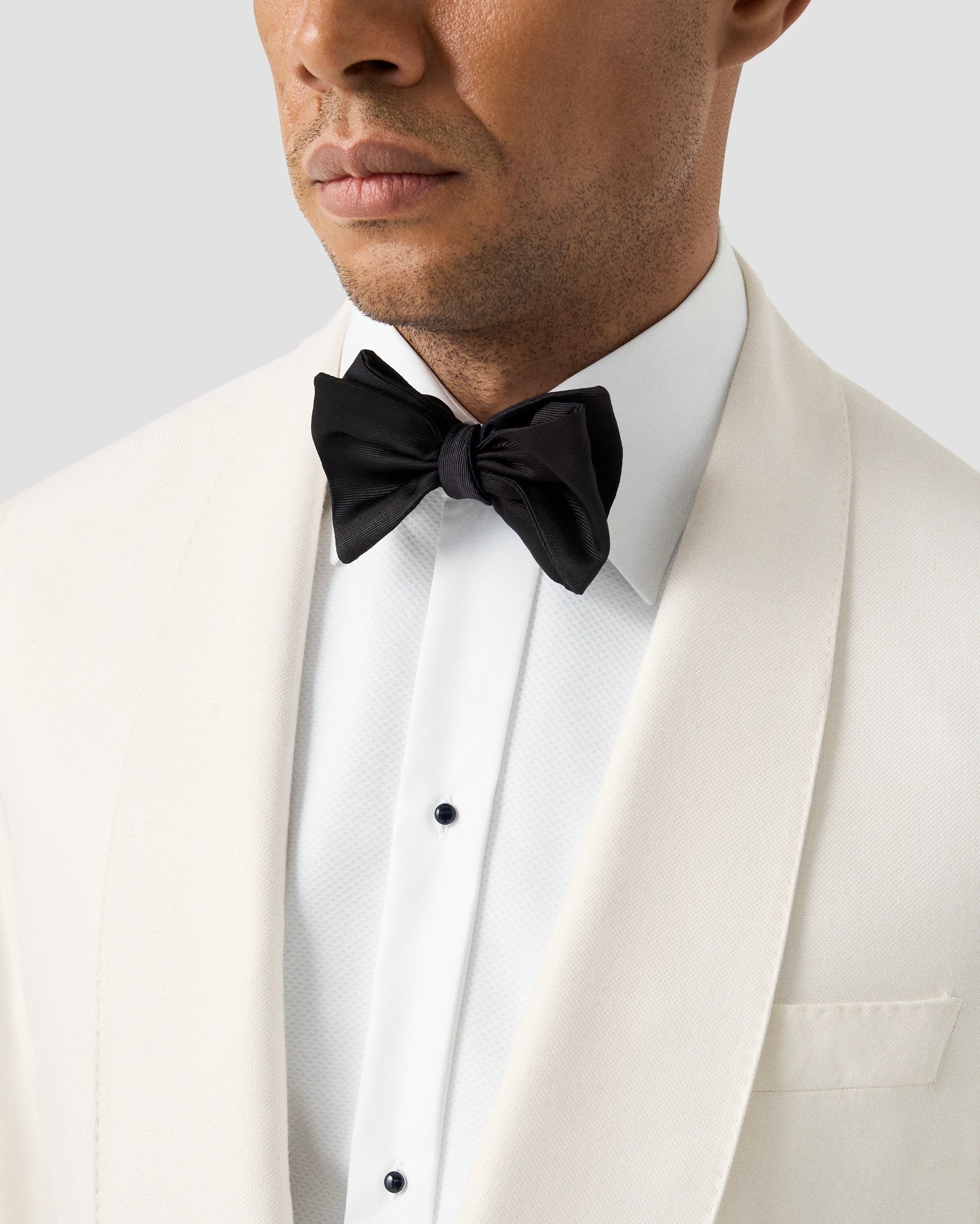 Eton - White Piqué Tuxedo Shirt