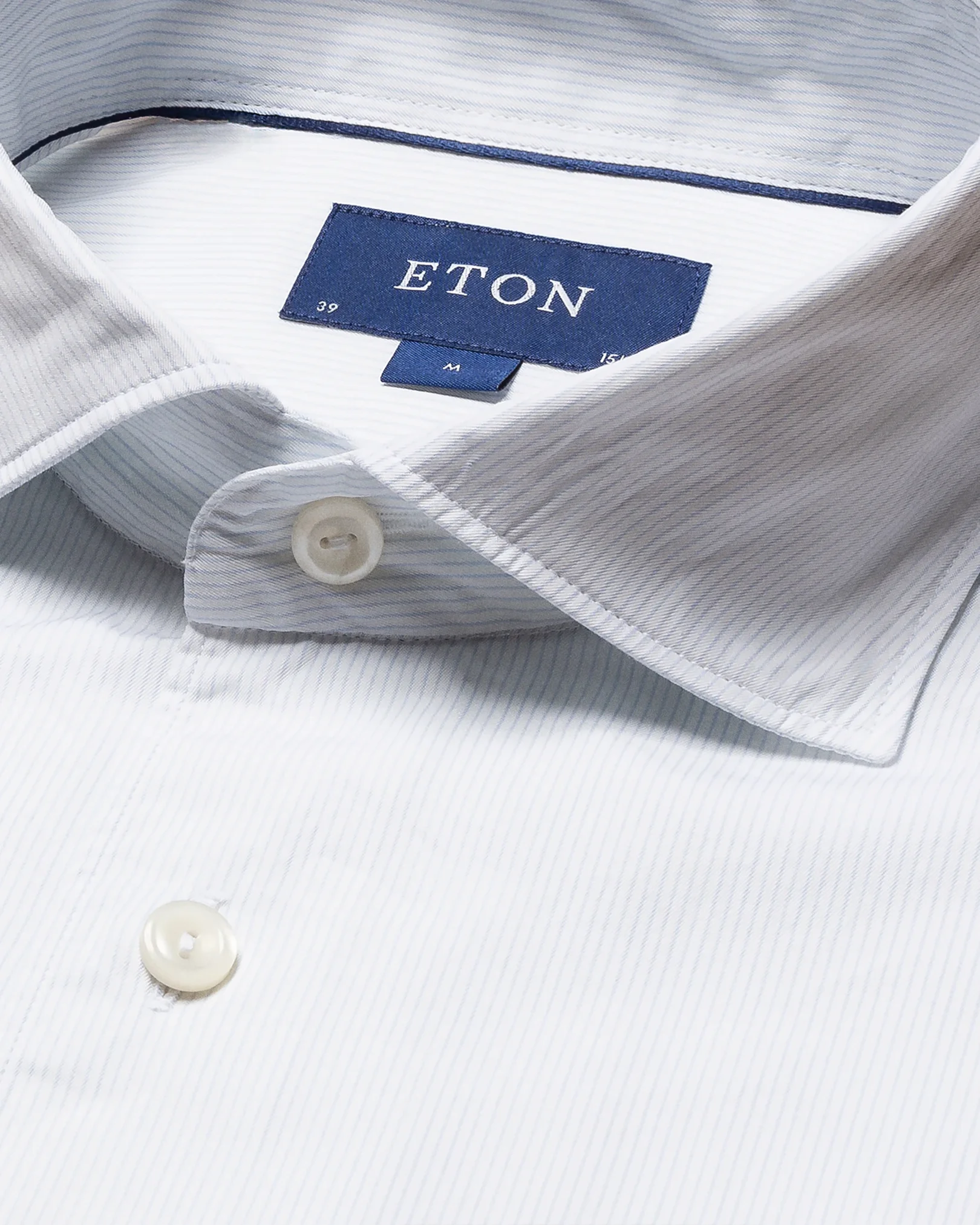 Light Blue Striped Cotton & Tencel™ Lyocell Shirt