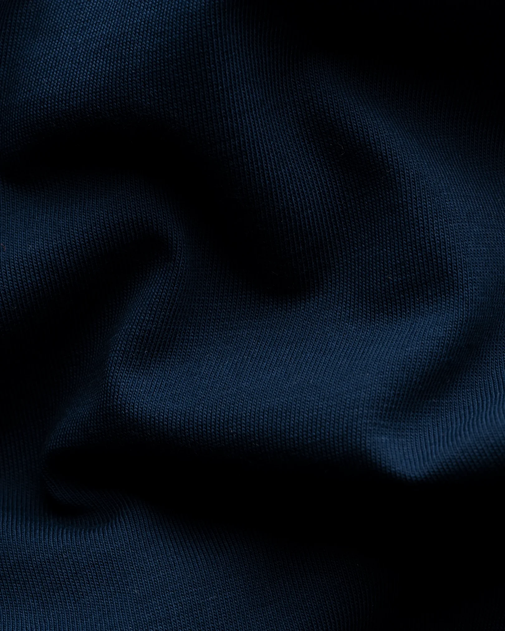 Eton - T-shirt bleu marine en coton Supima