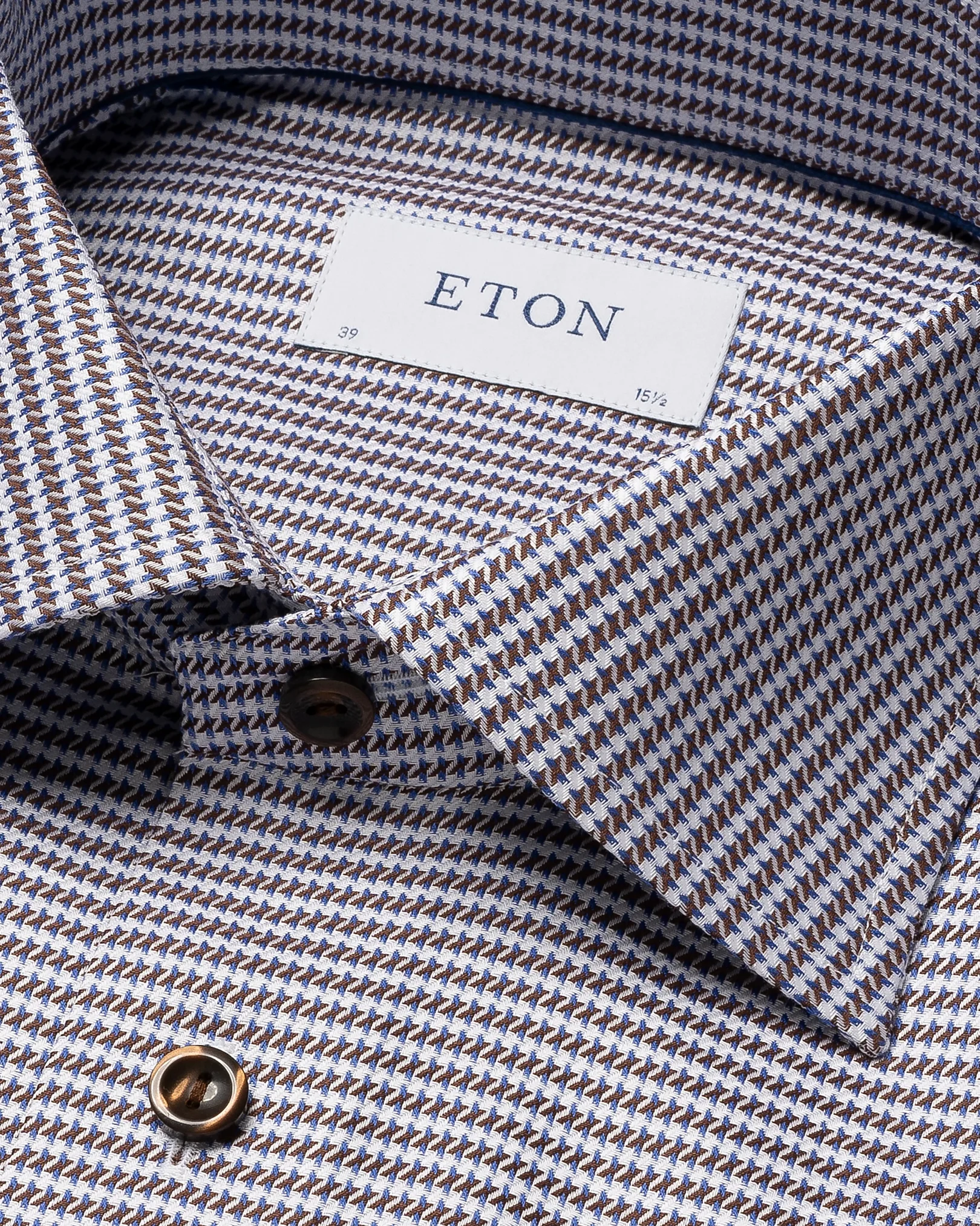 Eton - three color houndstooth twill