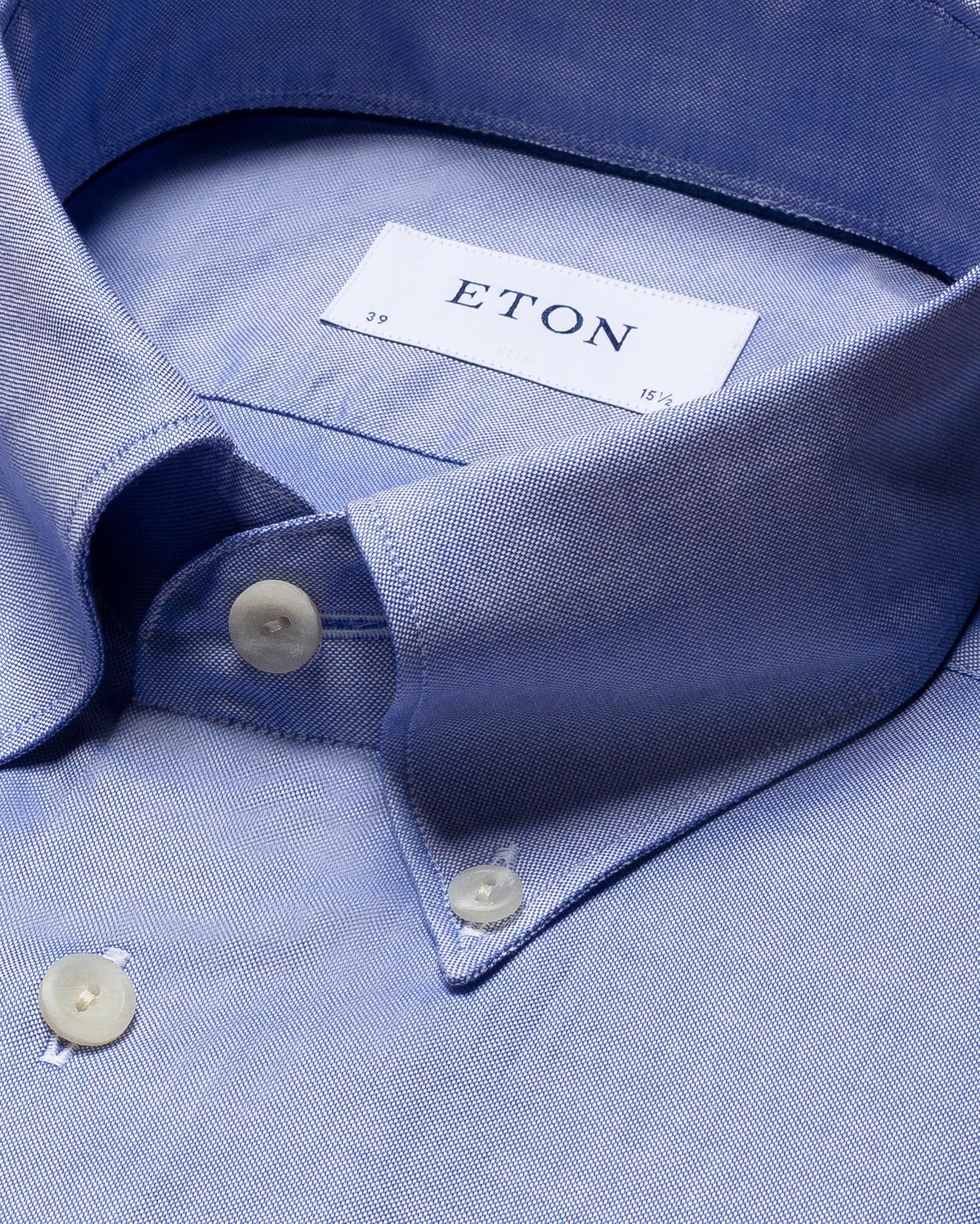 Eton - blue wrinkle free oxford shirt