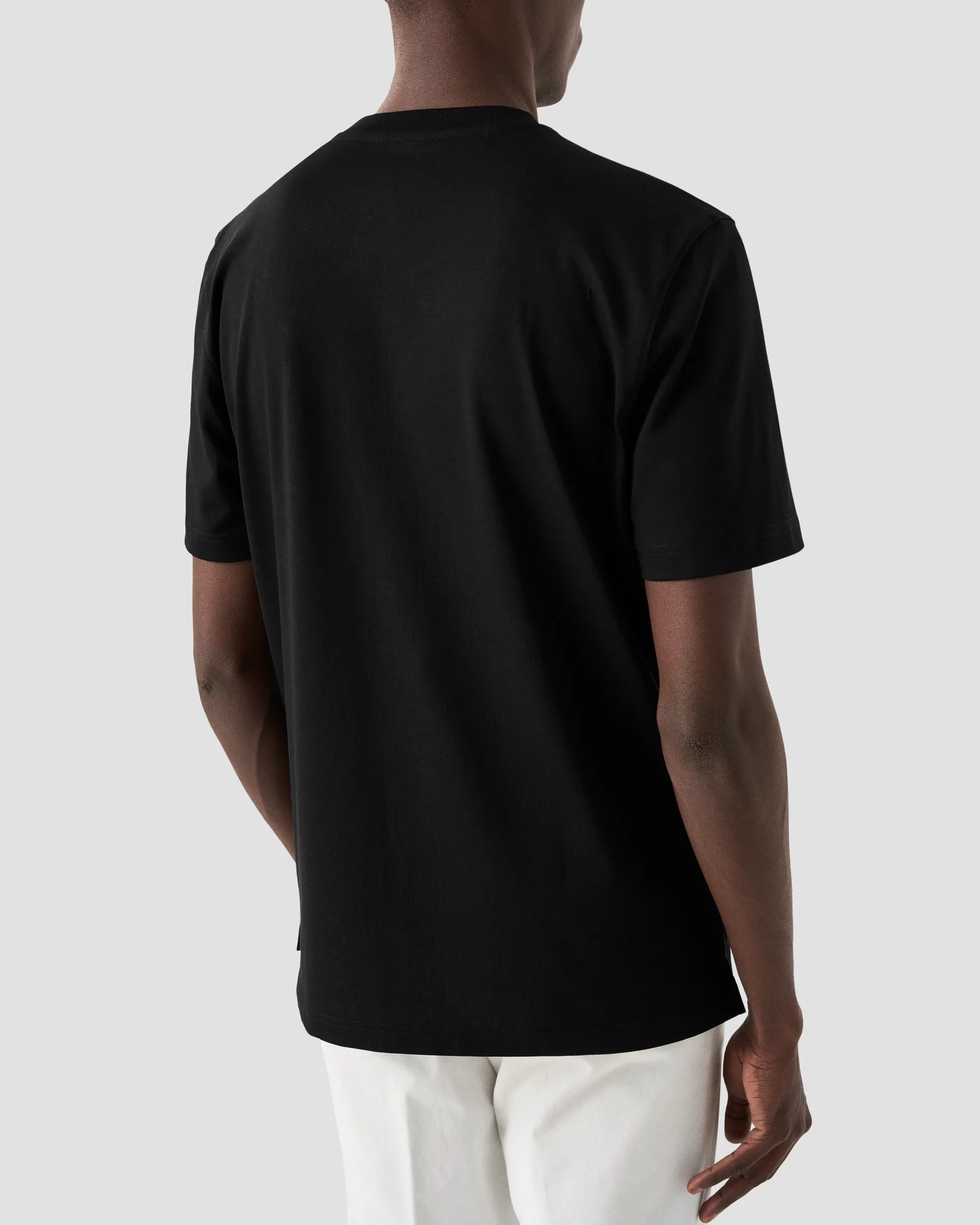 Eton - black cotton t shirt