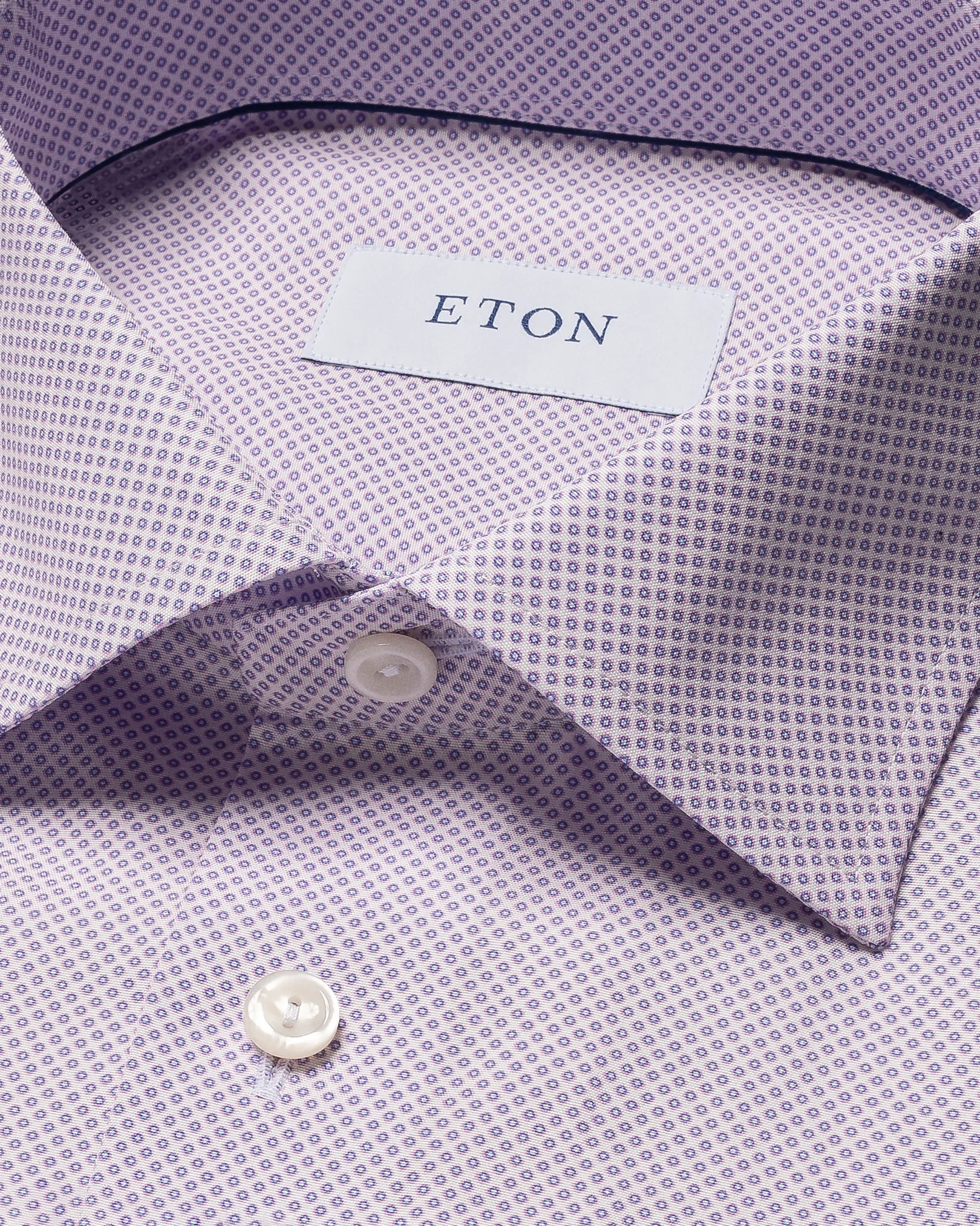 Eton - solid pink poplin cut away