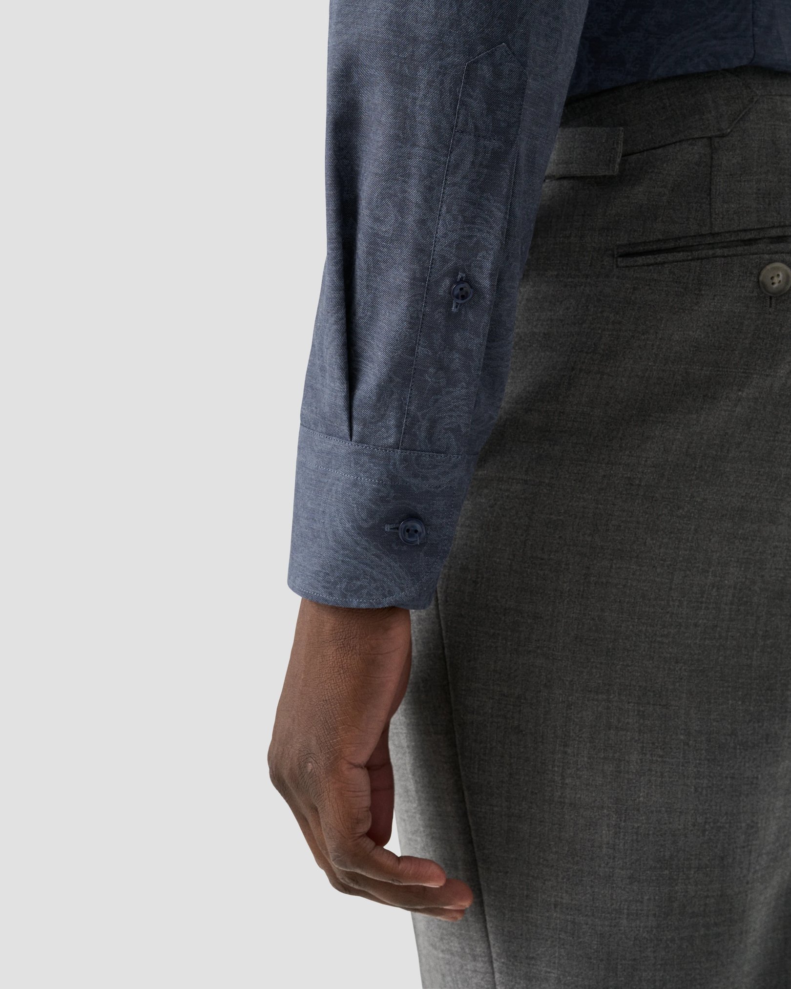 Eton - Paisley Print Twill Shirt
