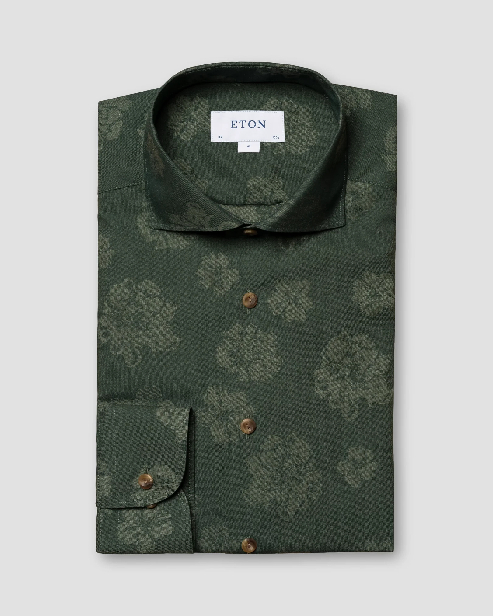 Eton - mid green flanella