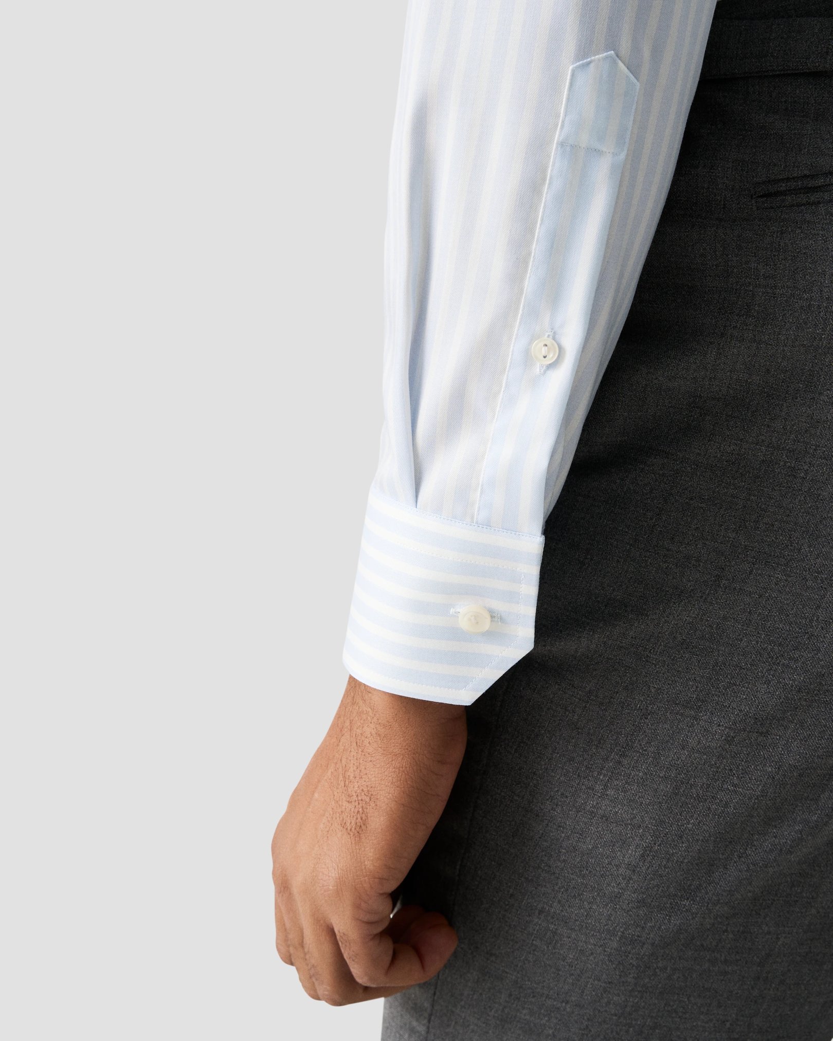 Eton - Striped Twill Shirt