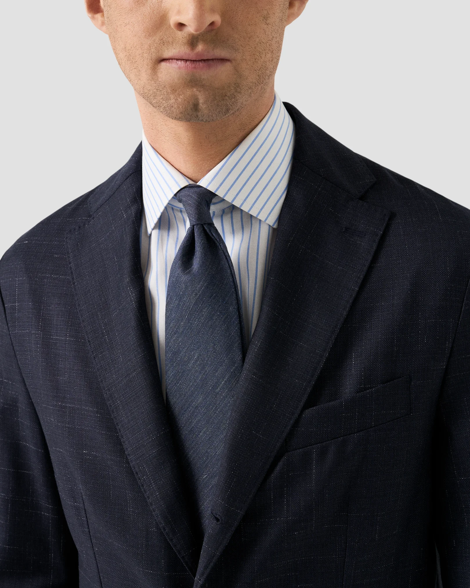 Eton - wool silk soft jacket