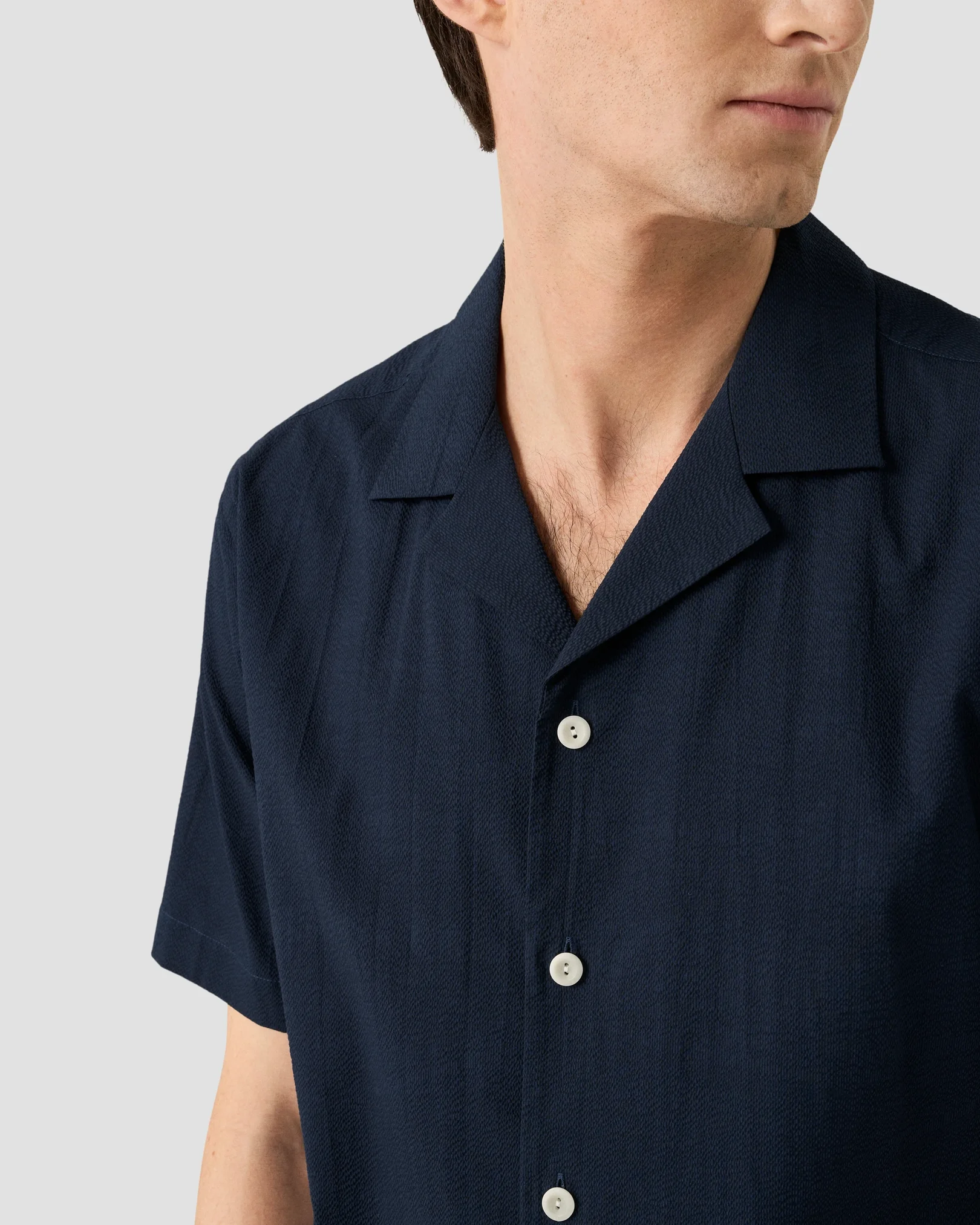 Eton - seersucker resort shirt