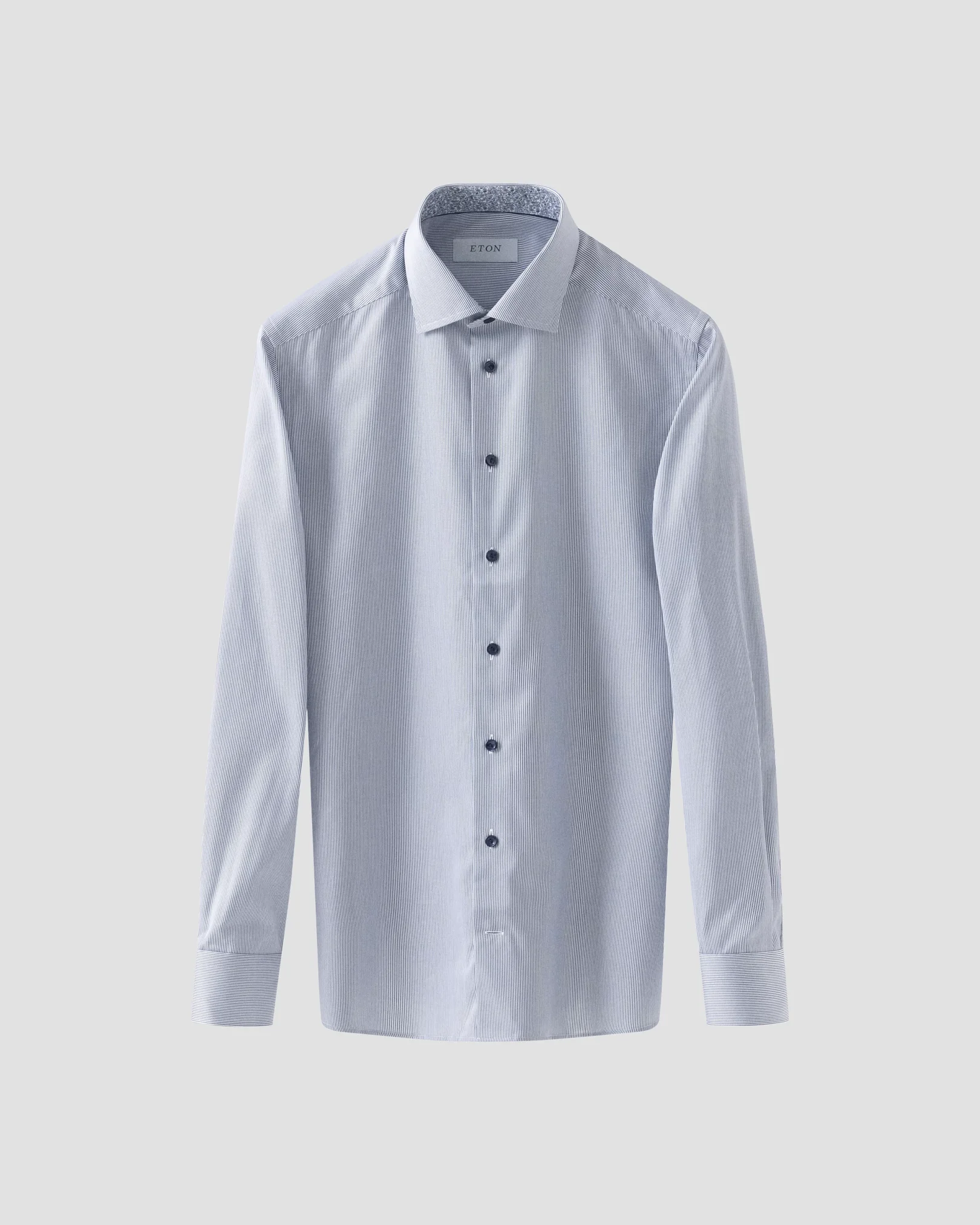 Eton - mid blue special detailed shirt