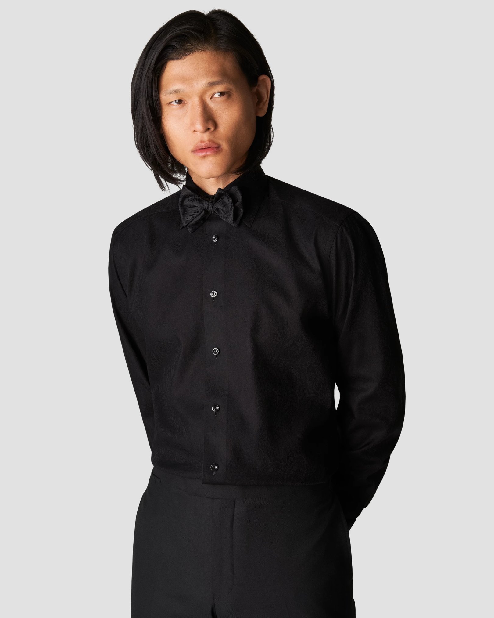 Eton - black jacquard