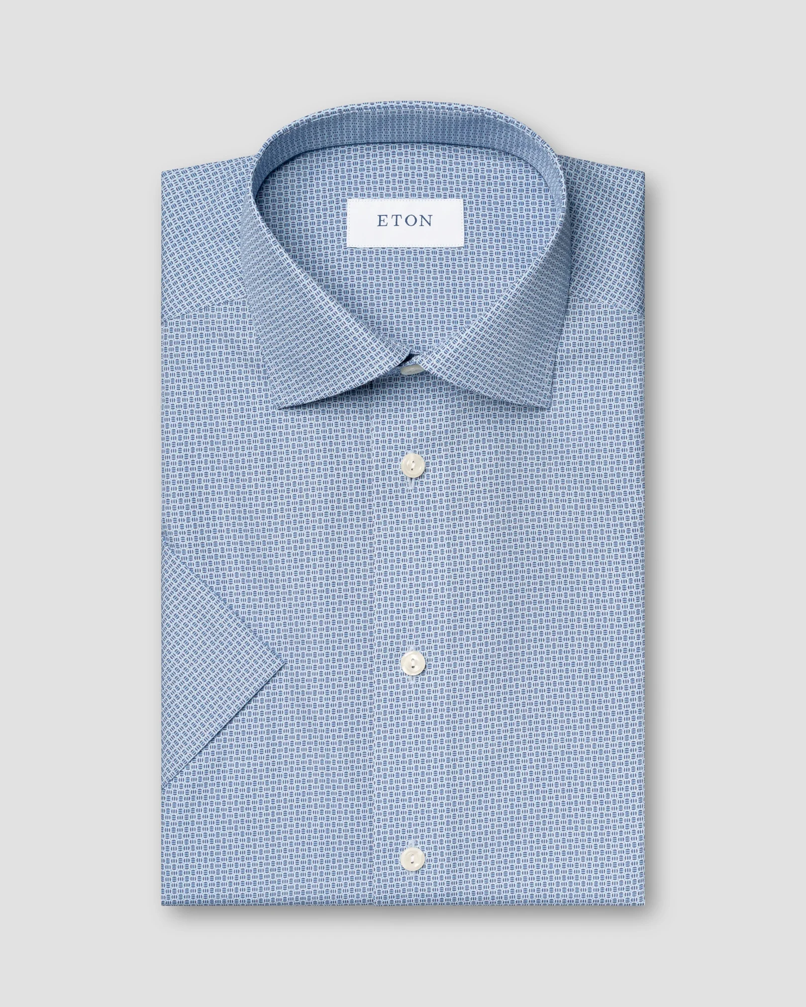 Eton - short sleeve poplin shirt