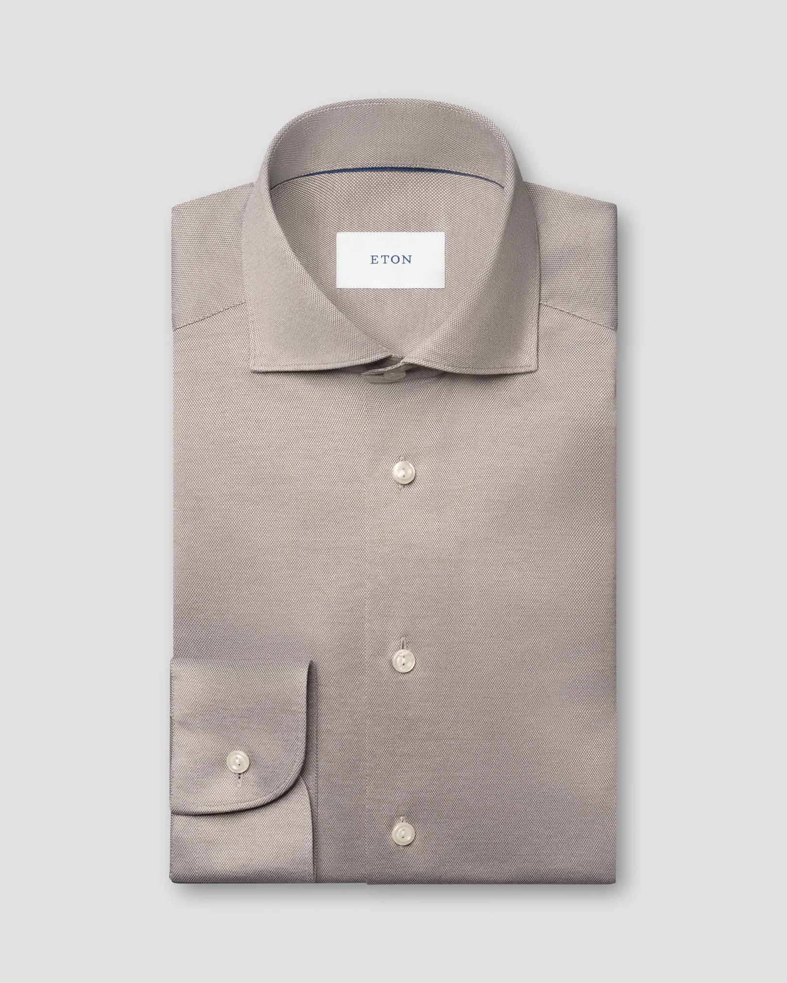 Eton - Filo di Scozia Jacquard Knit Shirt