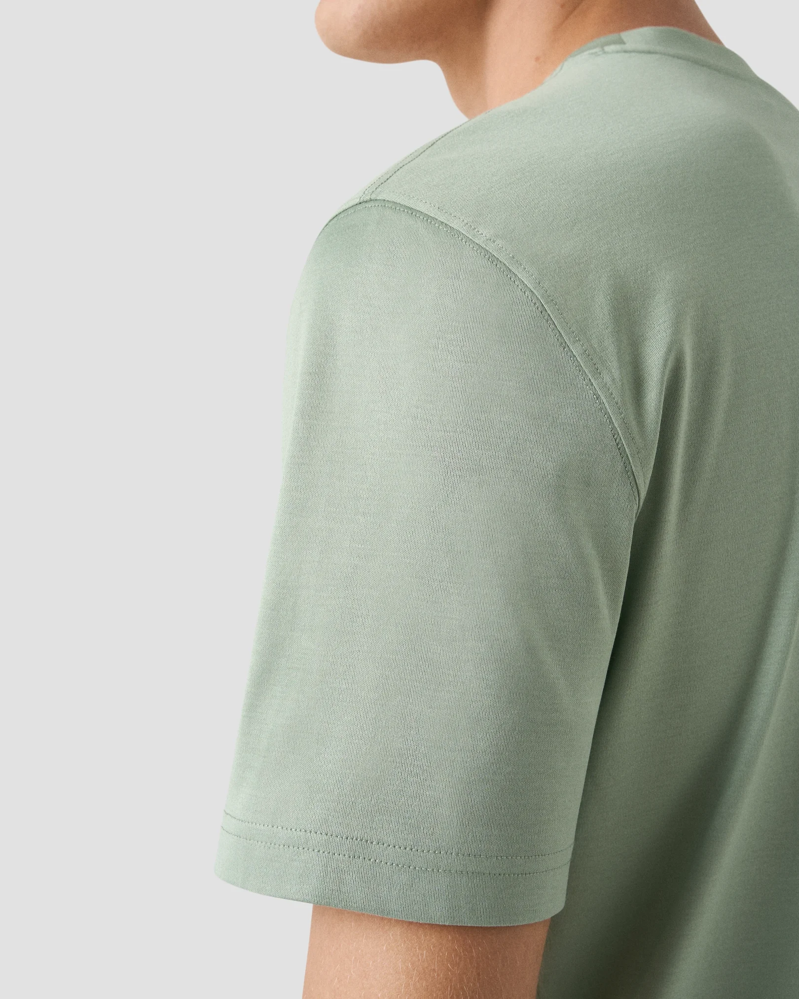 Eton - light green filo di scozia t shirt light green filo di scozia t shirt