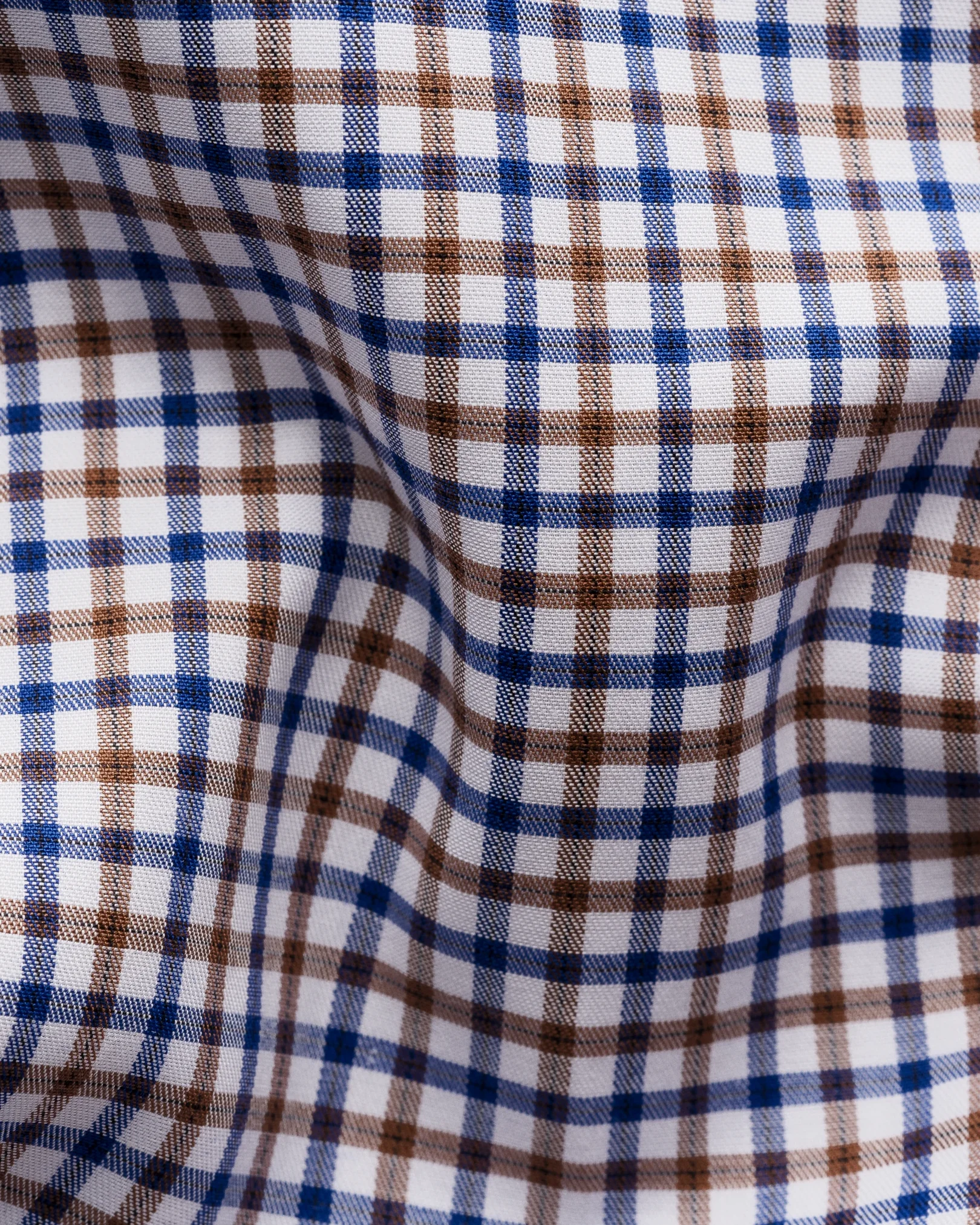 Eton - micro check fine twill shirt